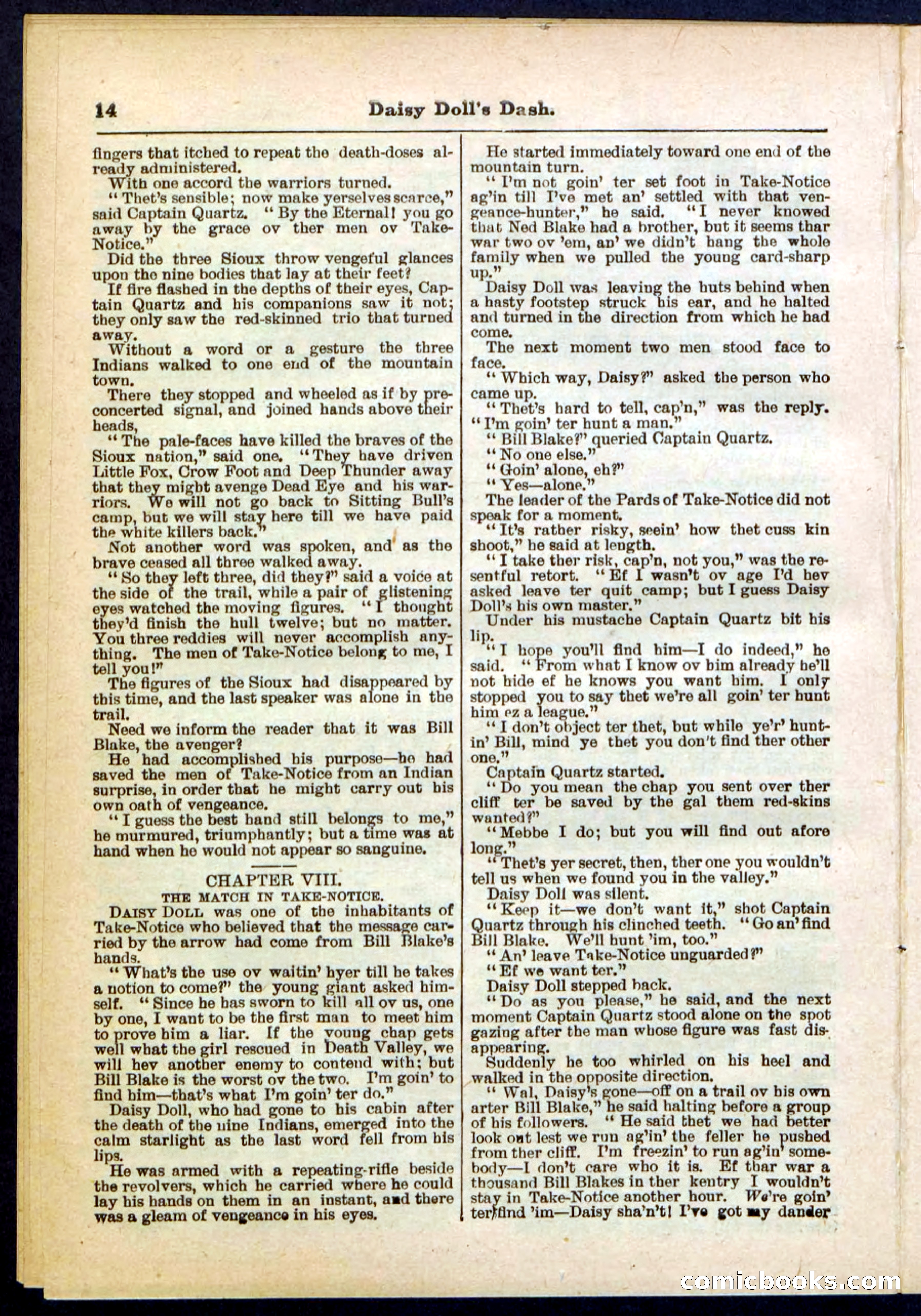 Beadle's Pocket Library No. 298 — page 14 of 32