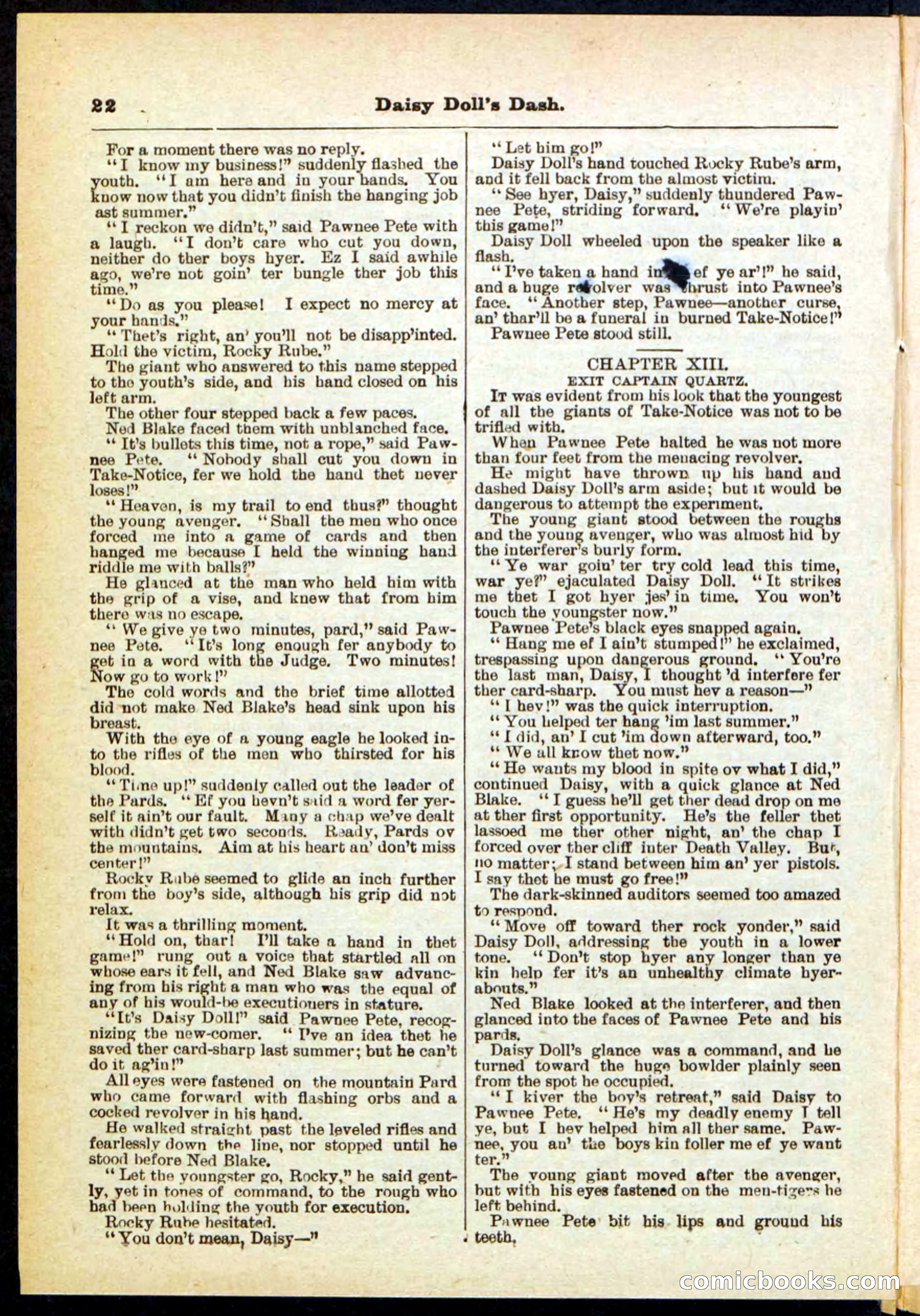 Beadle's Pocket Library No. 298 — page 22 of 32