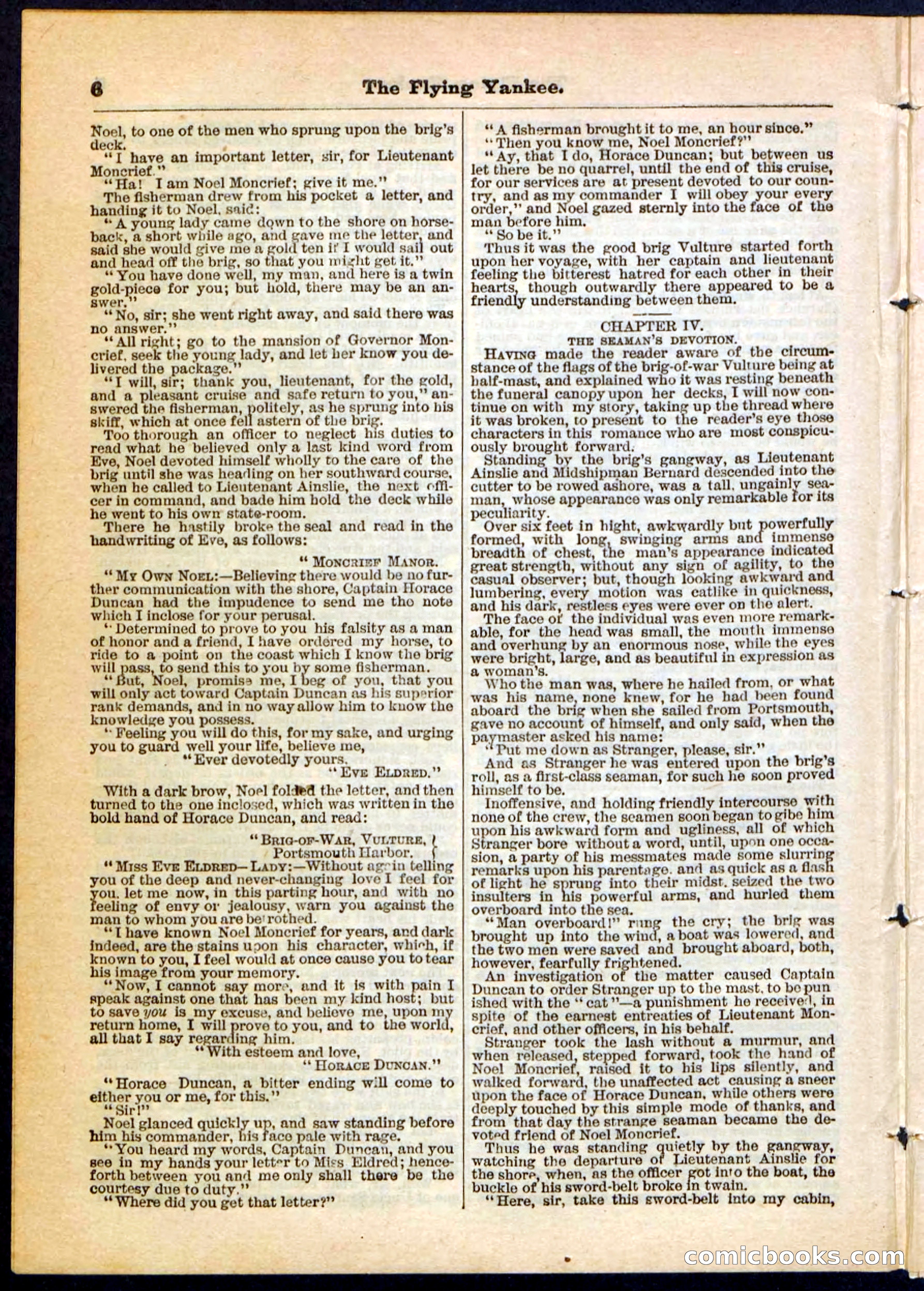 The Flying Yankee; or, The Ocean Outcast — page 6 of 32