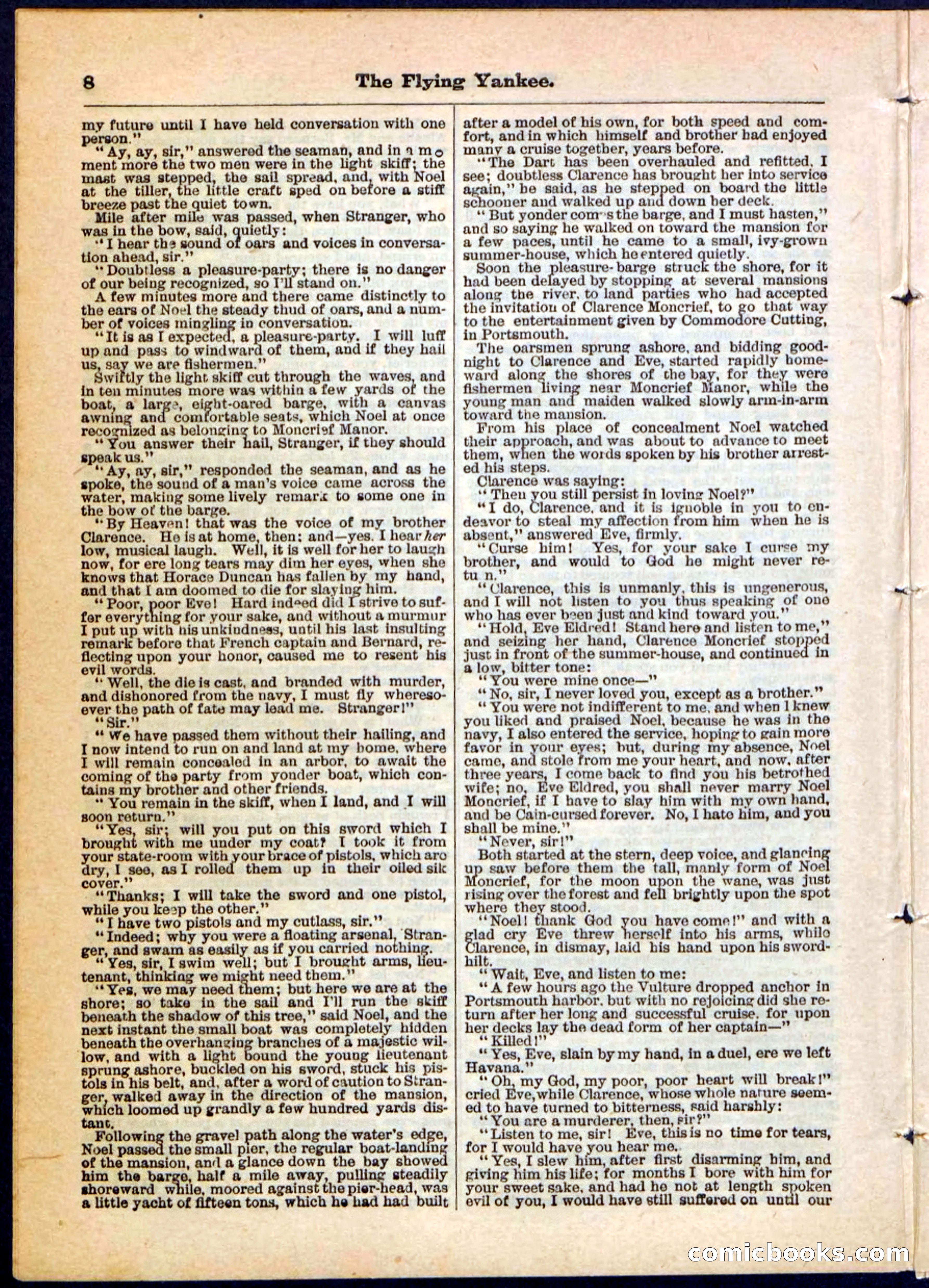 The Flying Yankee; or, The Ocean Outcast — page 8 of 32