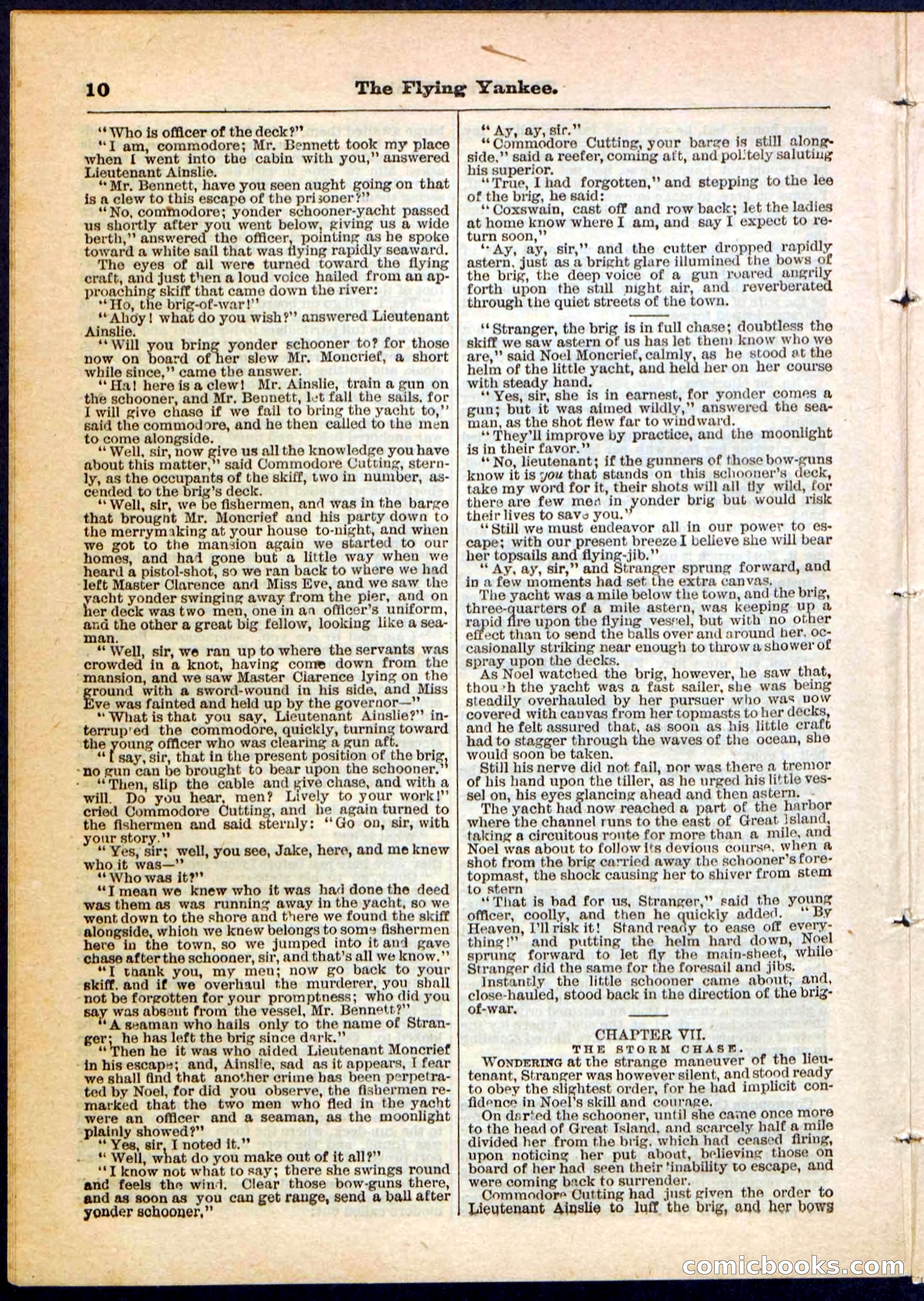 The Flying Yankee; or, The Ocean Outcast — page 10 of 32