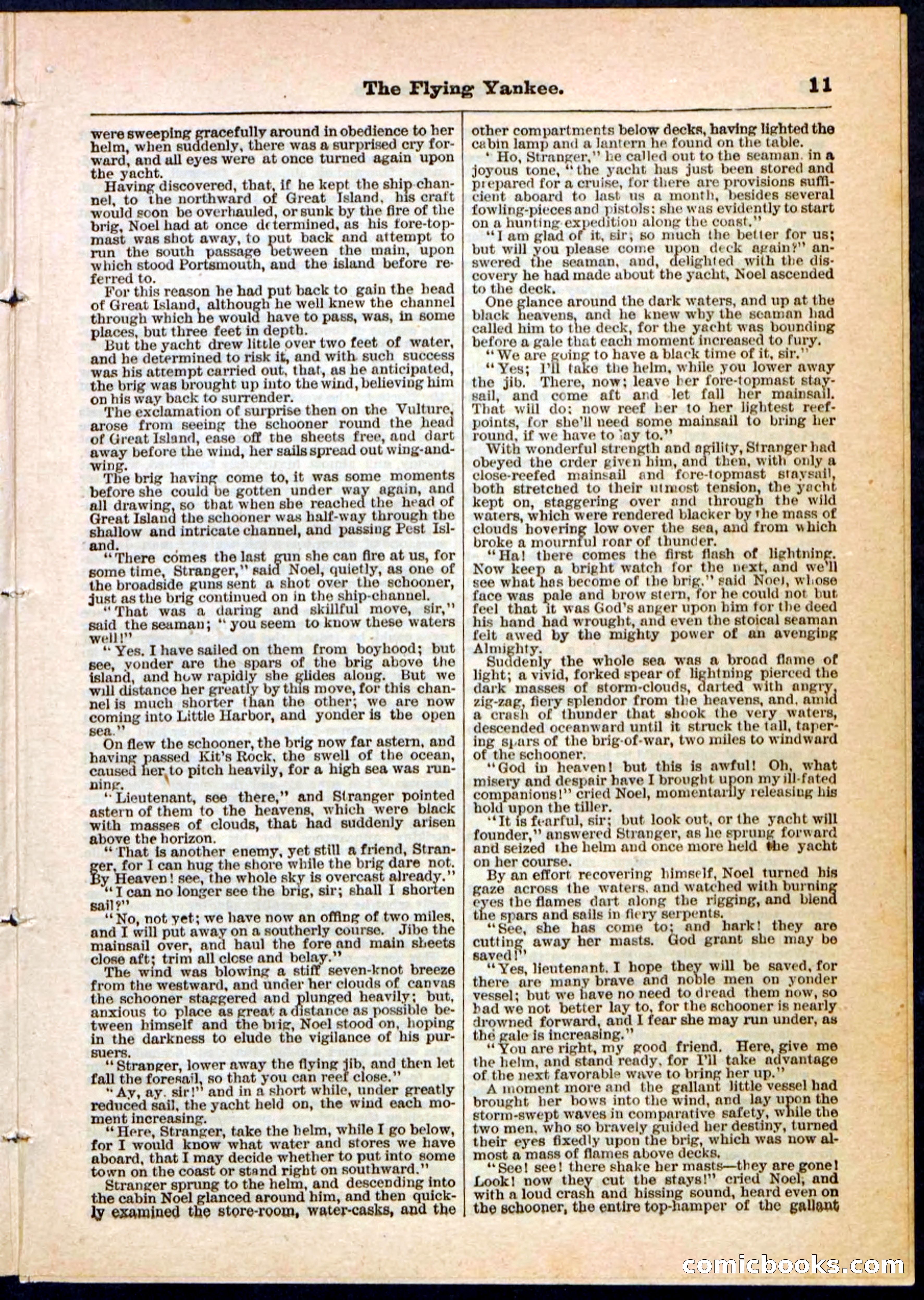 The Flying Yankee; or, The Ocean Outcast — page 11 of 32