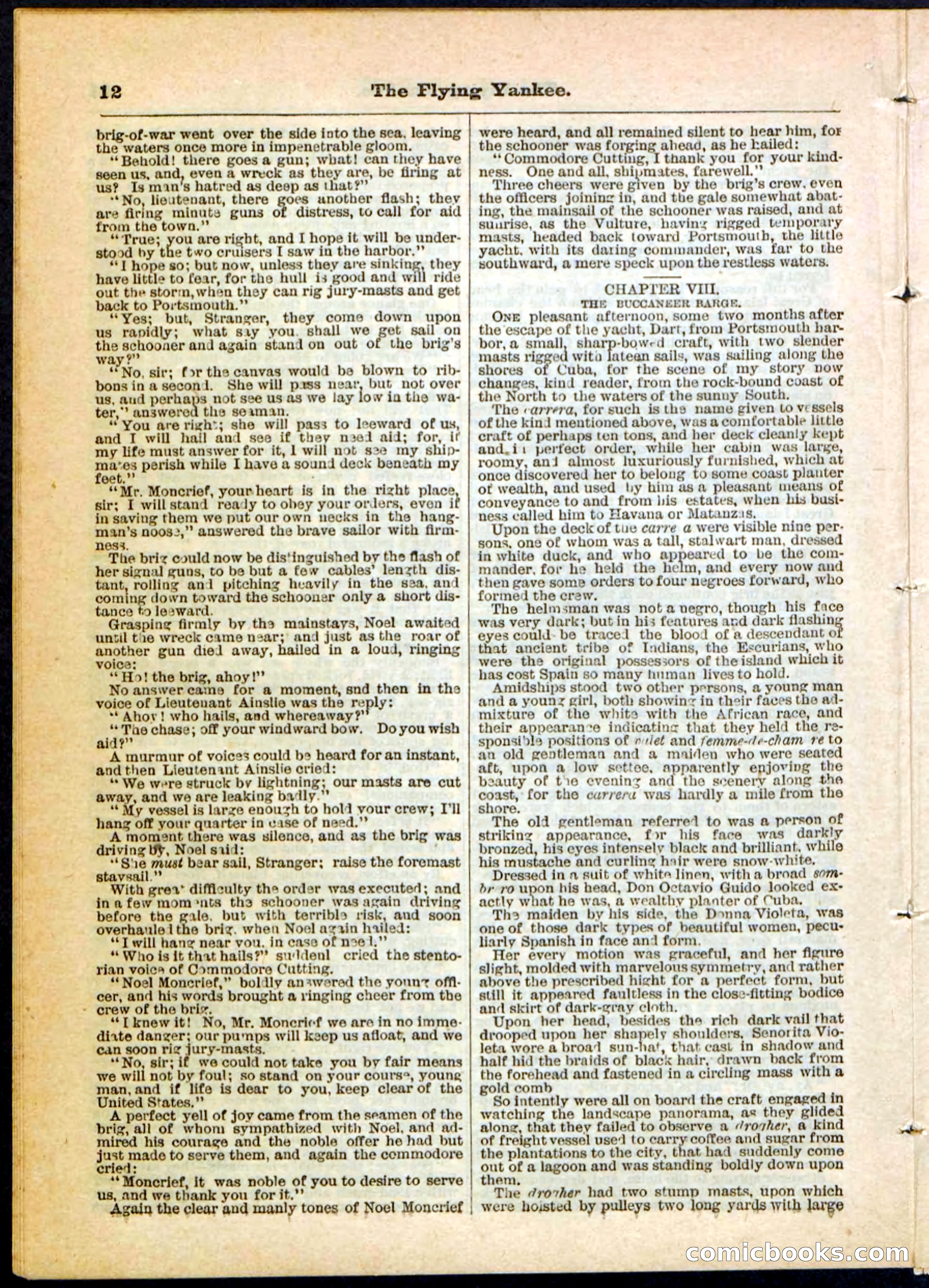 The Flying Yankee; or, The Ocean Outcast — page 12 of 32