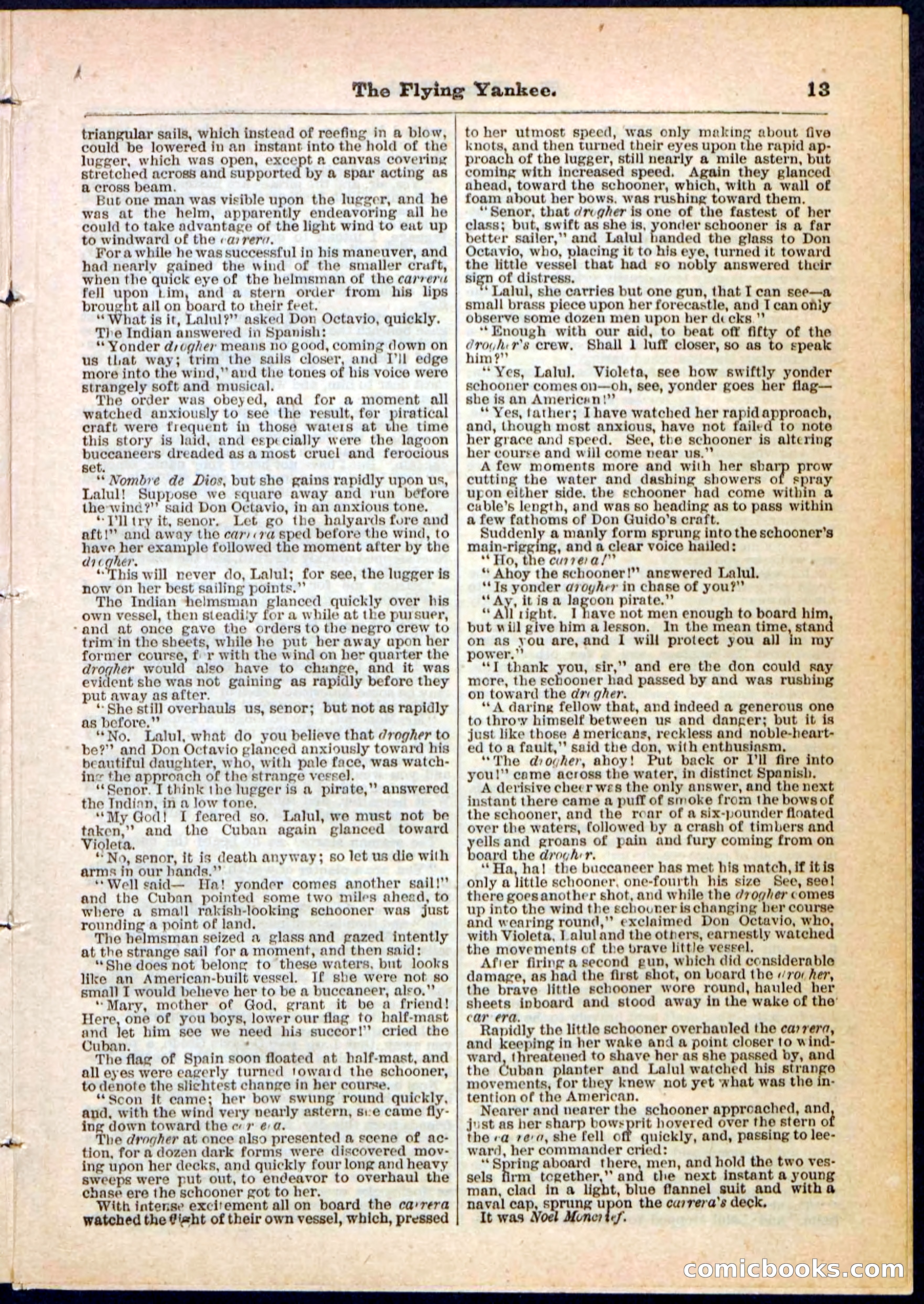 The Flying Yankee; or, The Ocean Outcast — page 13 of 32