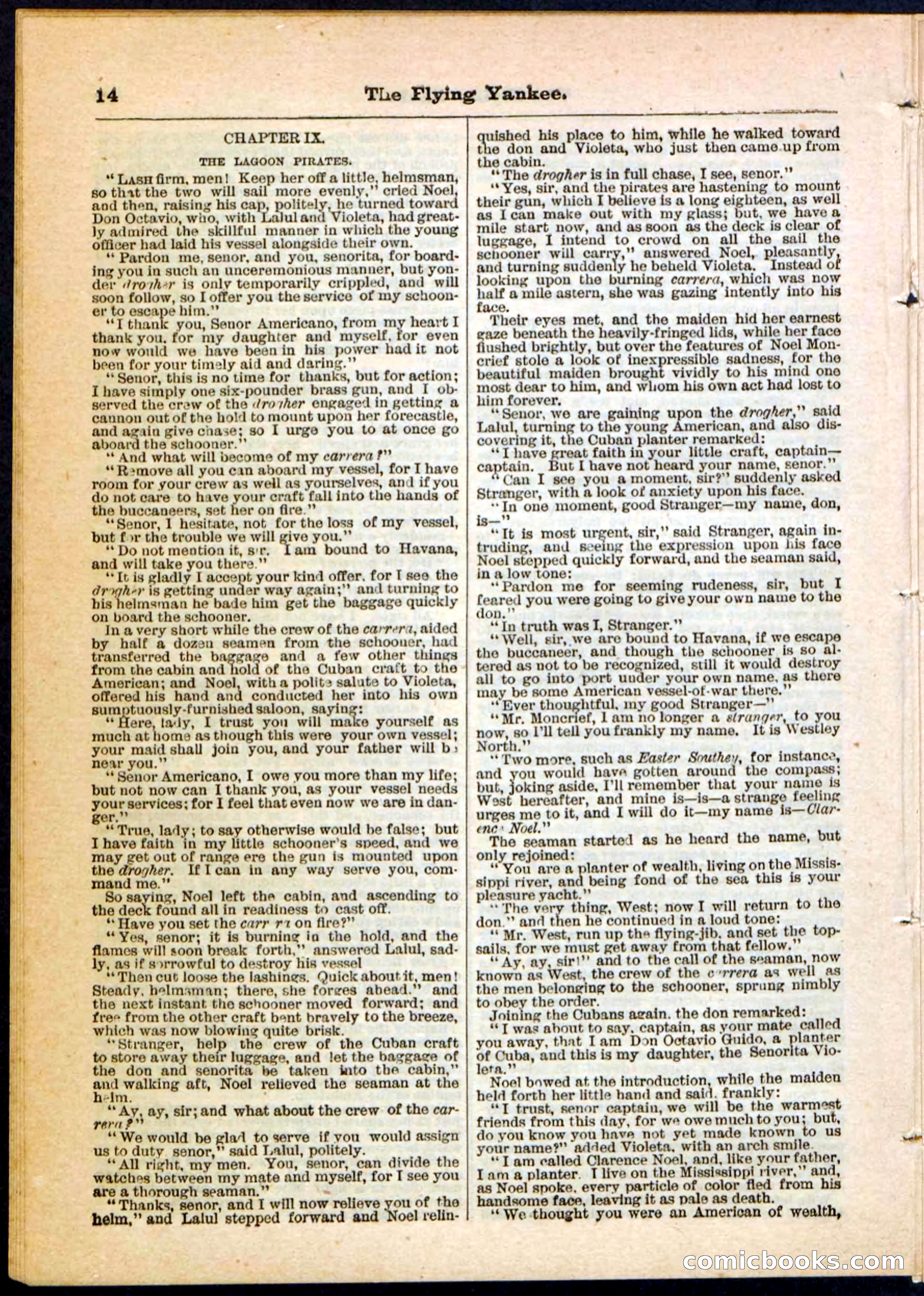 The Flying Yankee; or, The Ocean Outcast — page 14 of 32