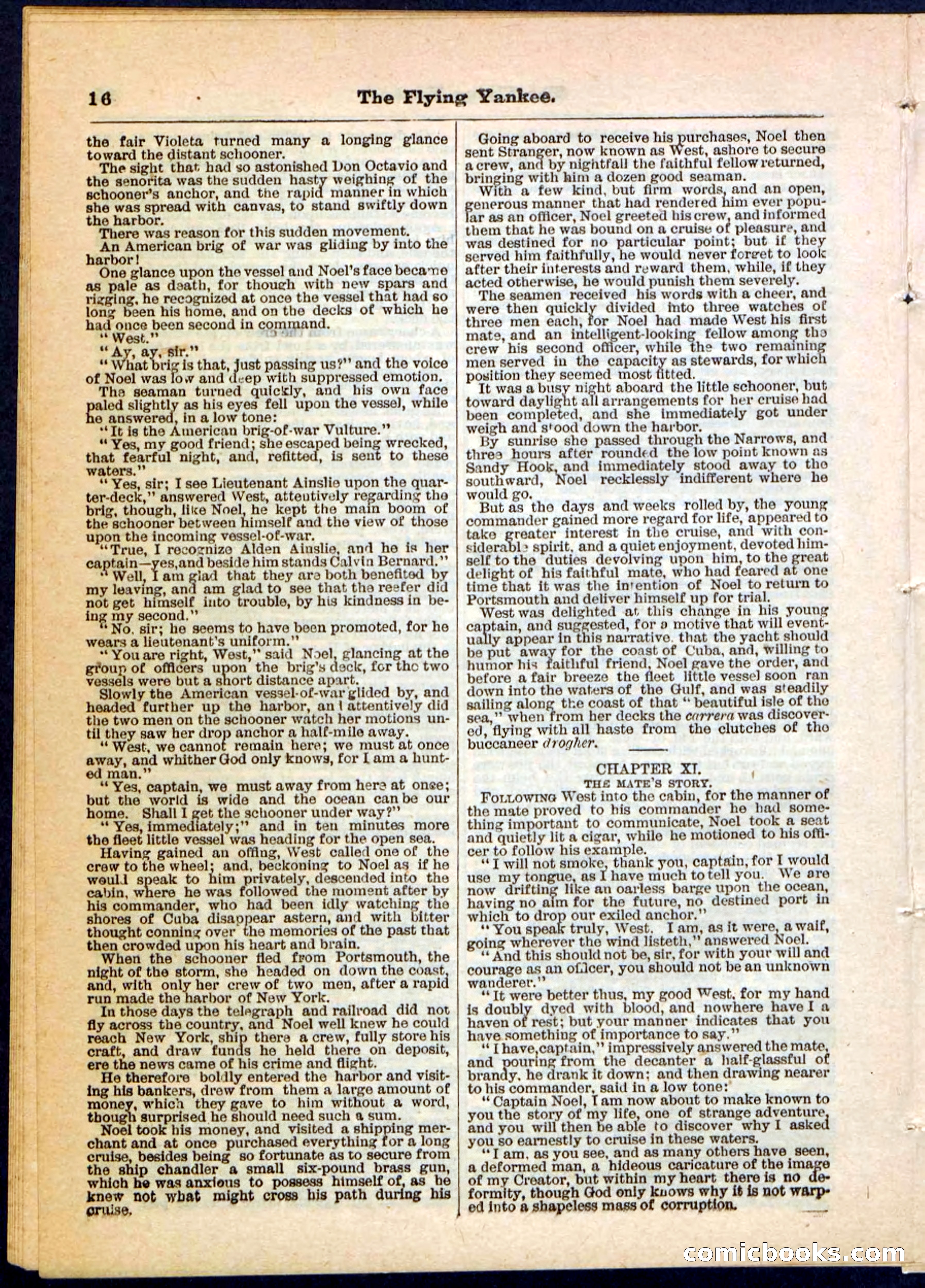The Flying Yankee; or, The Ocean Outcast — page 16 of 32