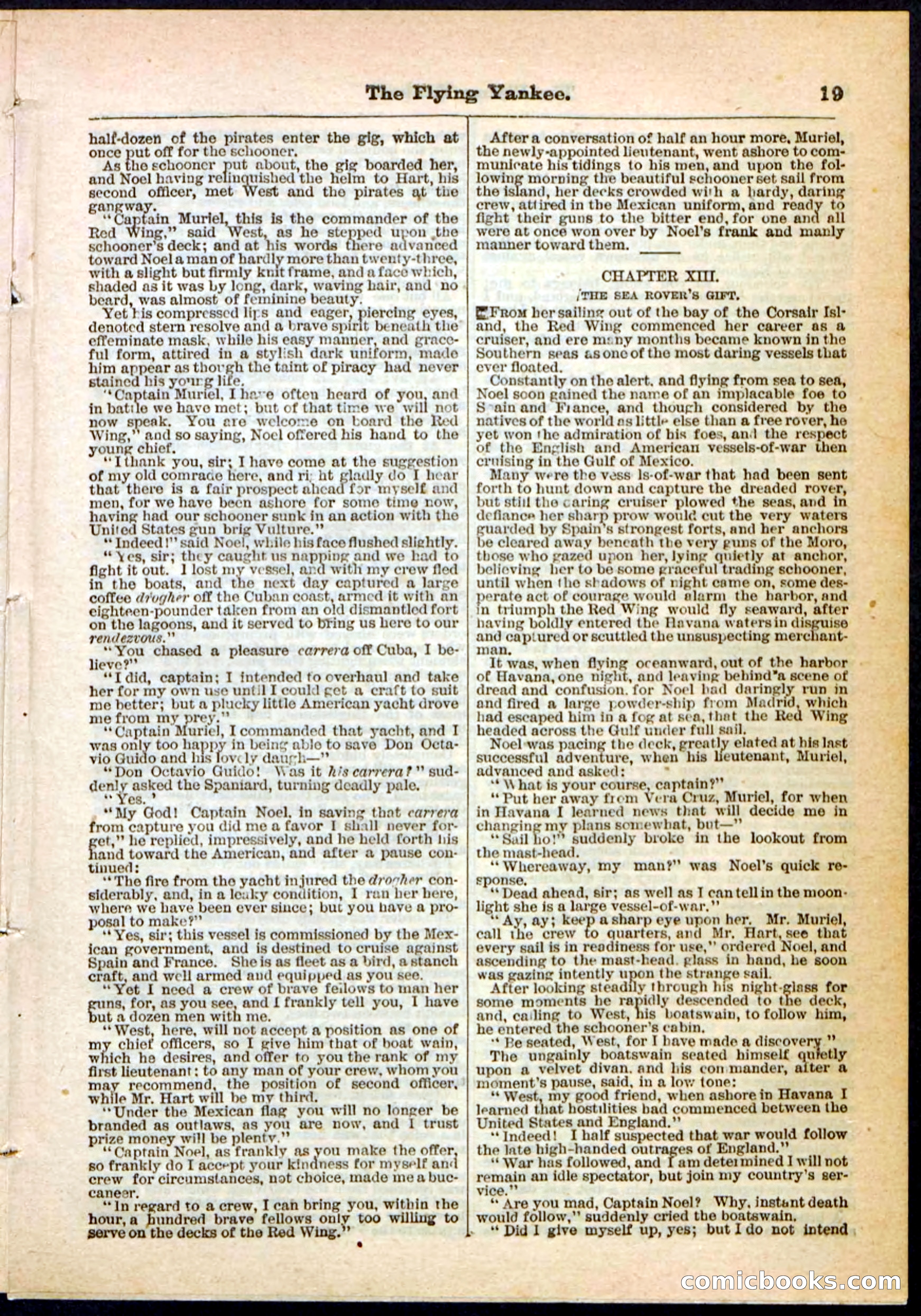 The Flying Yankee; or, The Ocean Outcast — page 19 of 32