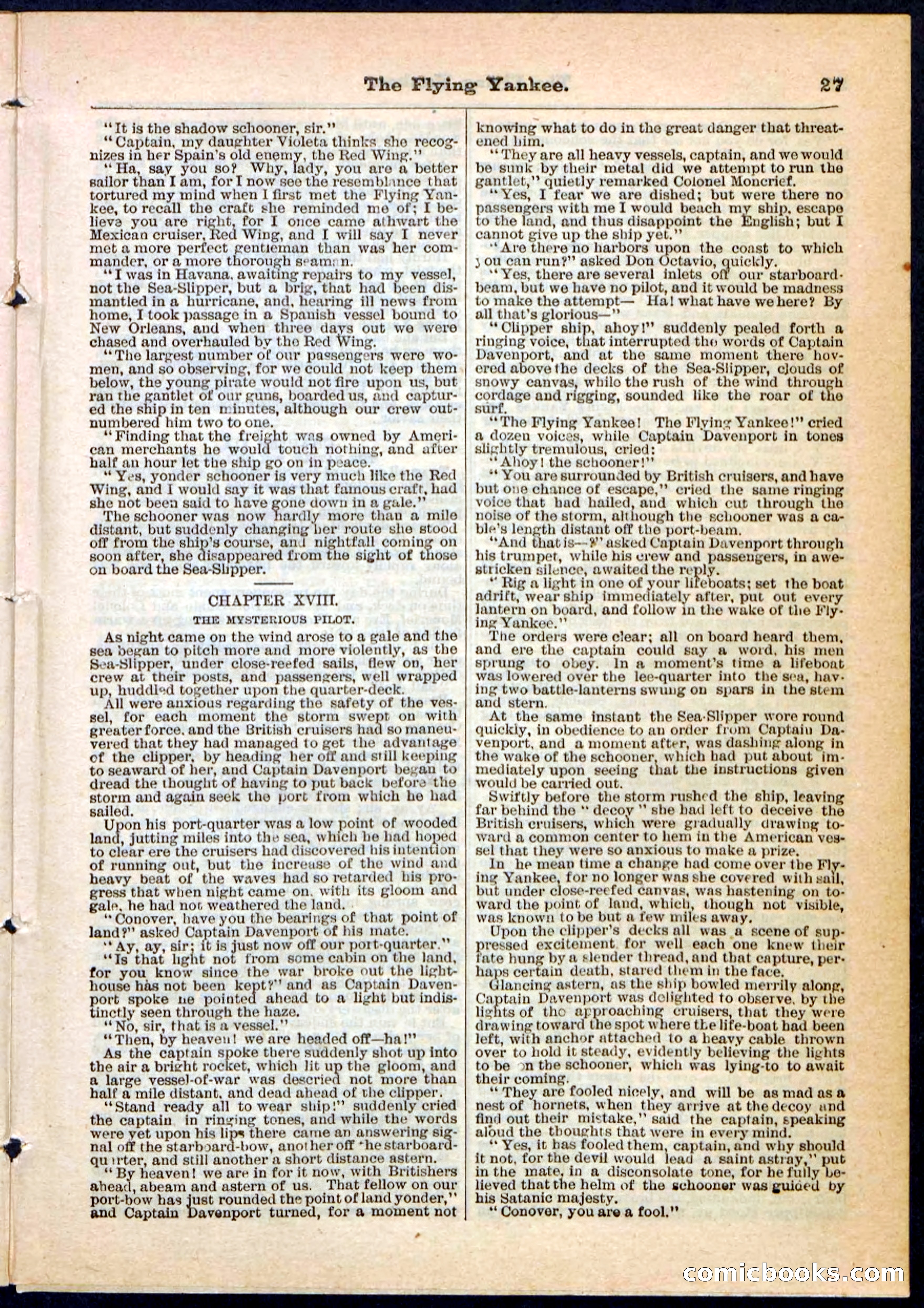 The Flying Yankee; or, The Ocean Outcast — page 27 of 32