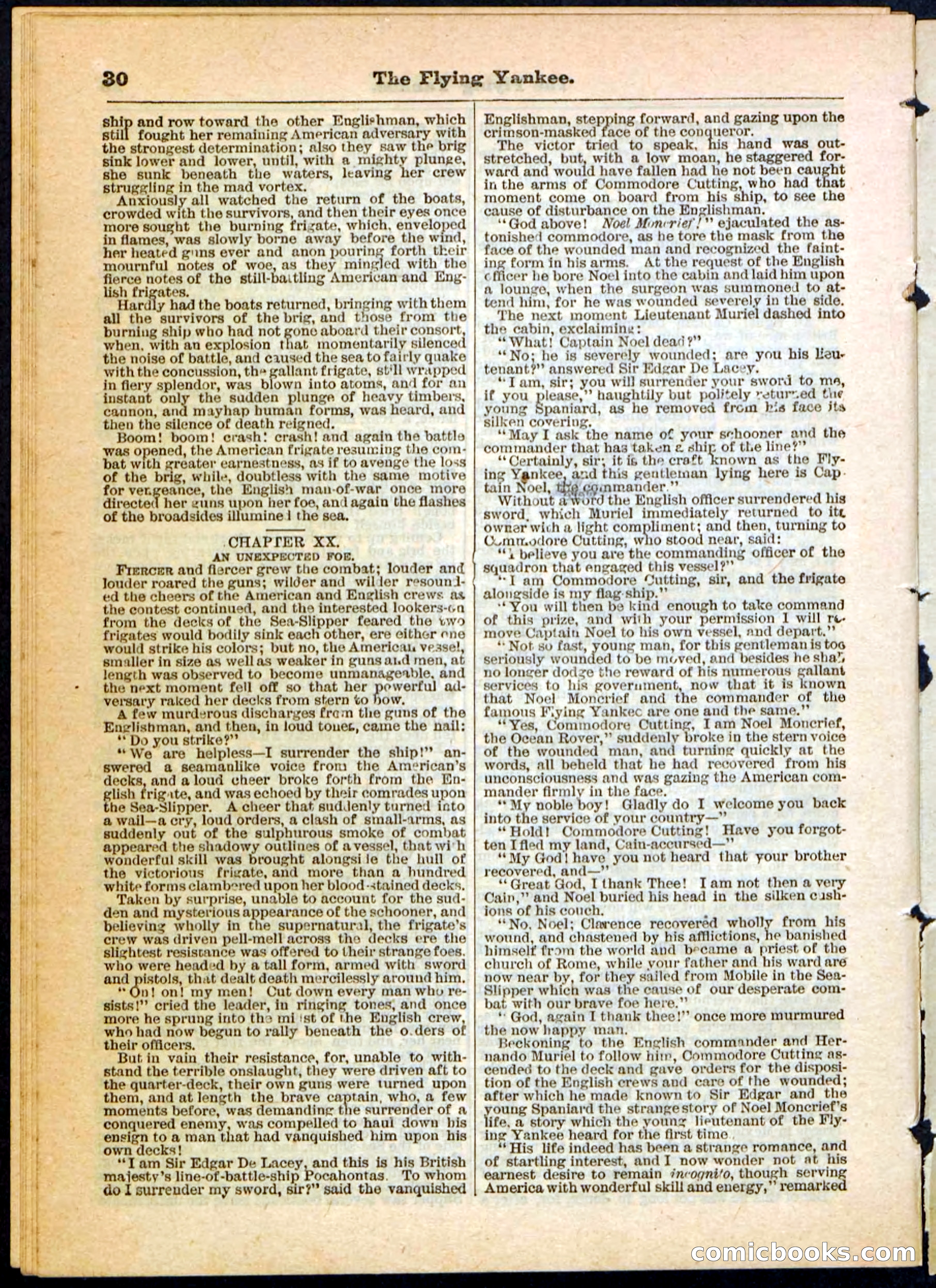 The Flying Yankee; or, The Ocean Outcast — page 30 of 32