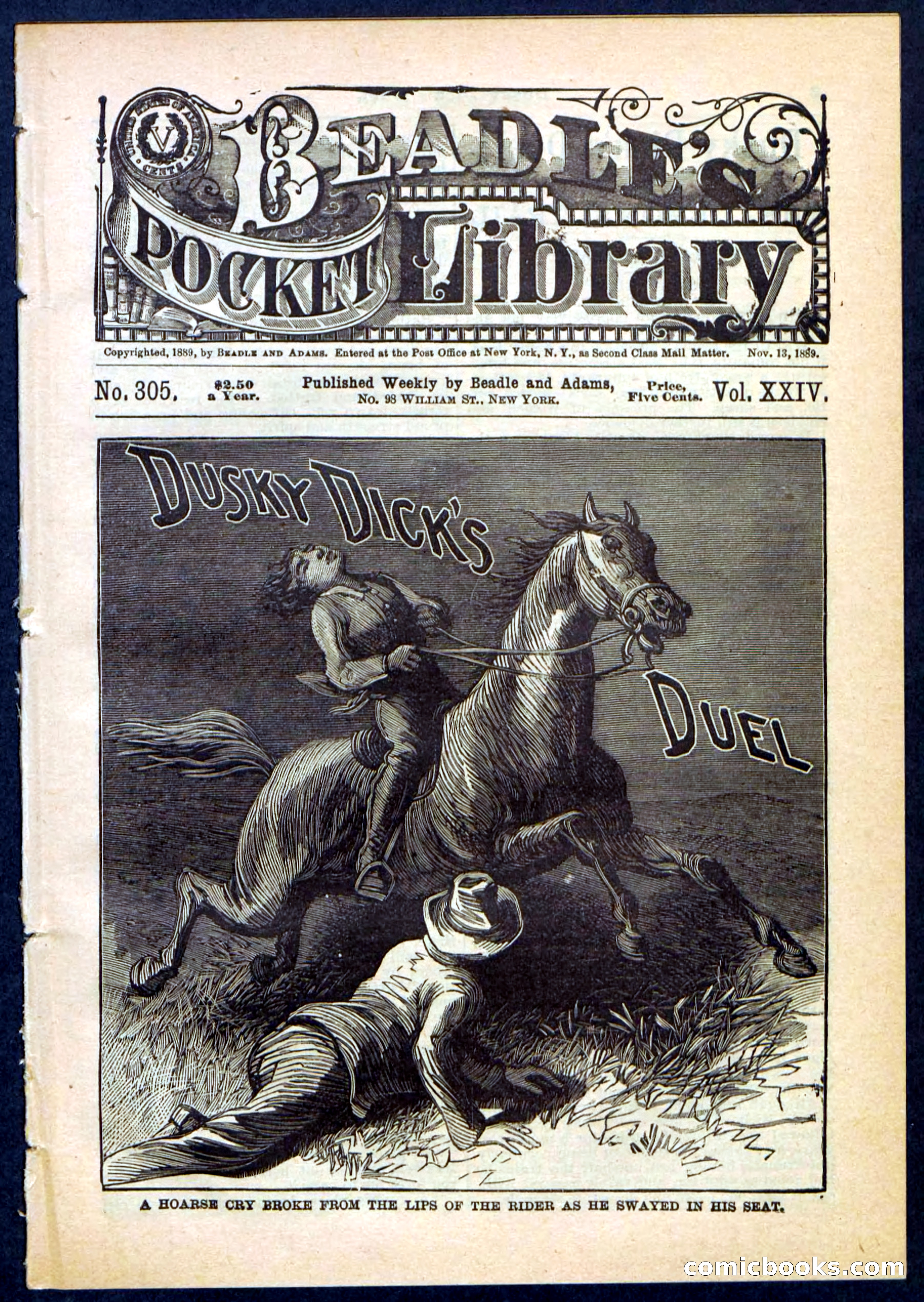 Beadle's Pocket Library No. 305