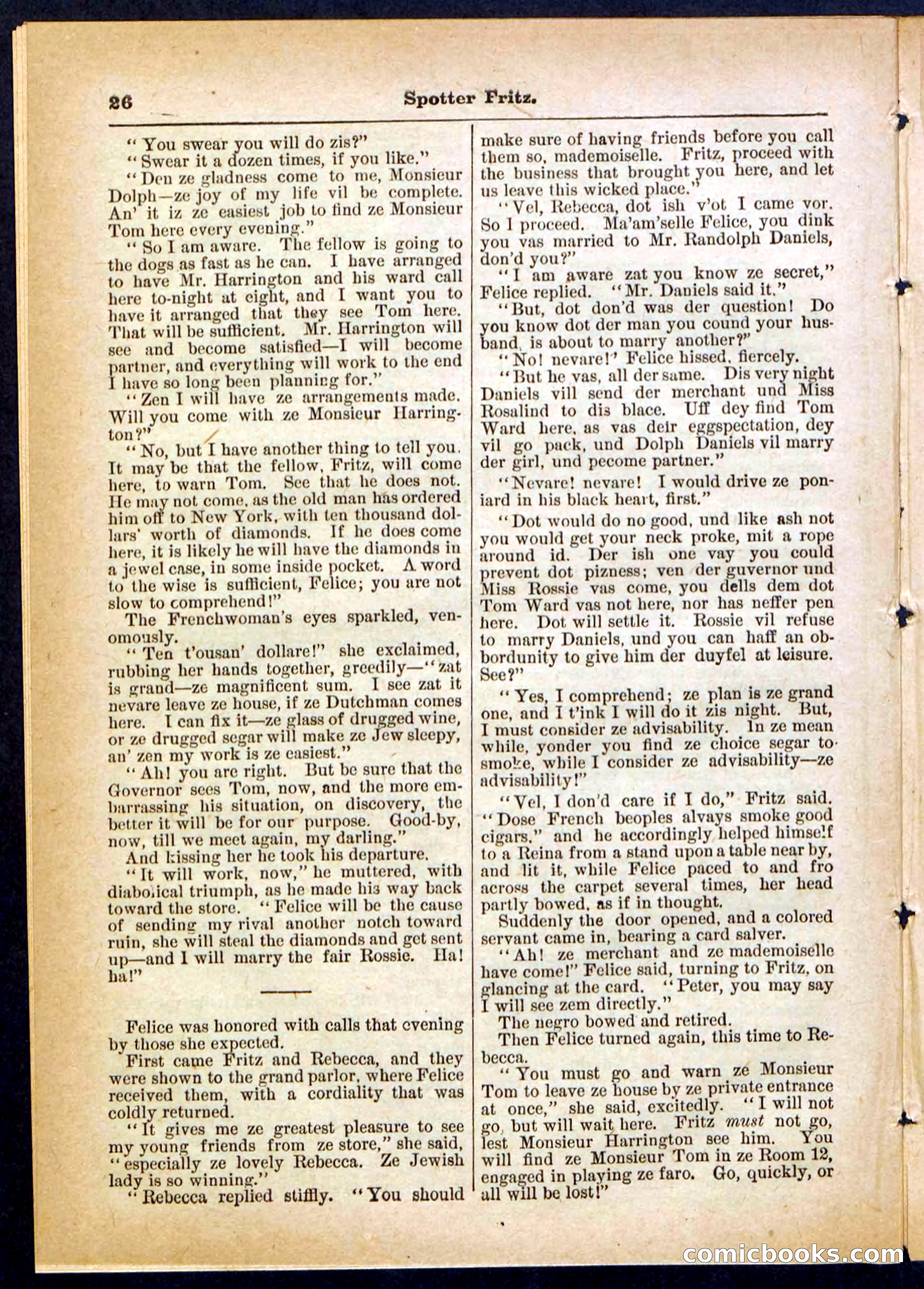 Beadle's Pocket Library No. 306 — page 26 of 32