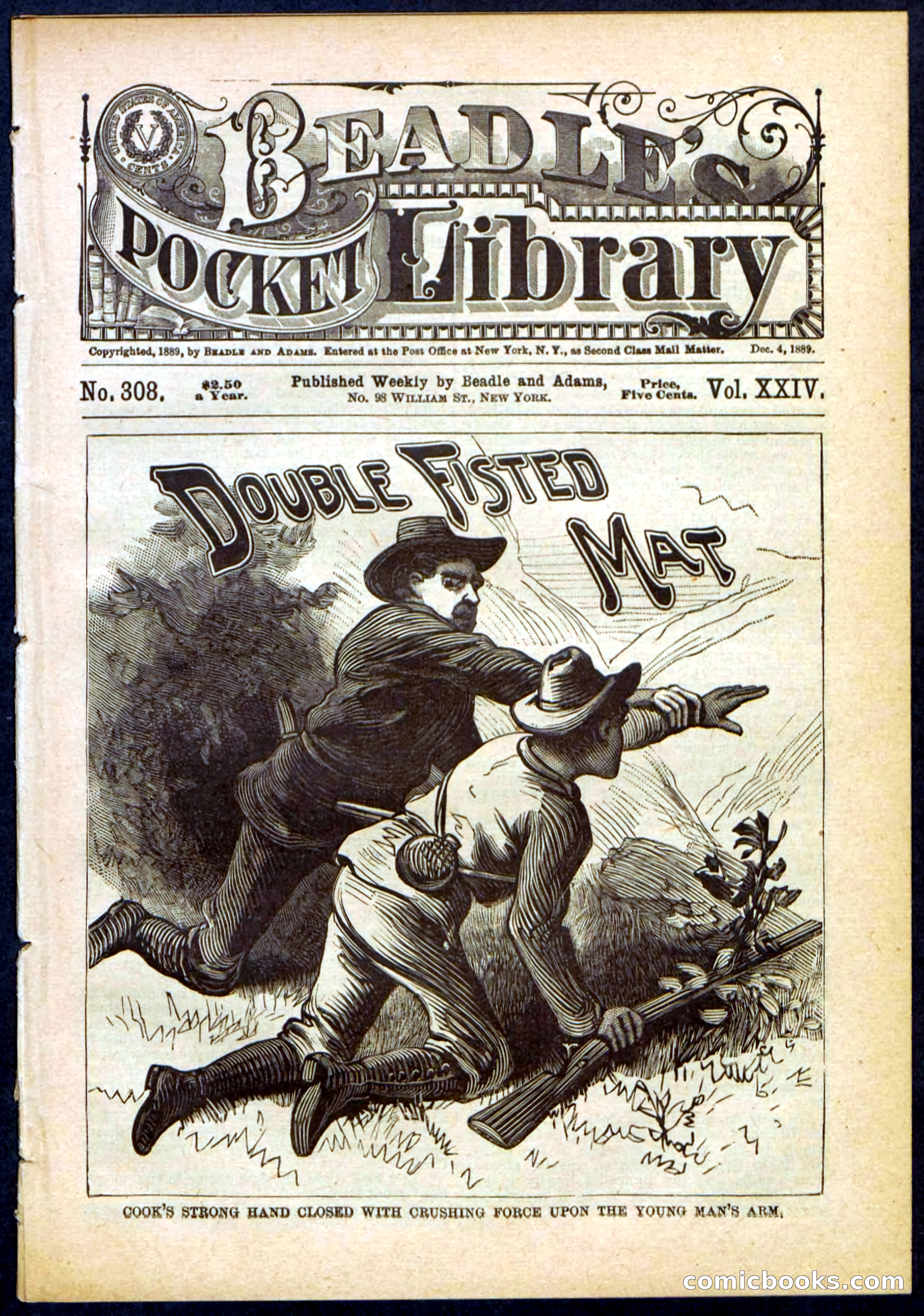 Beadle's Pocket Library, No. 308