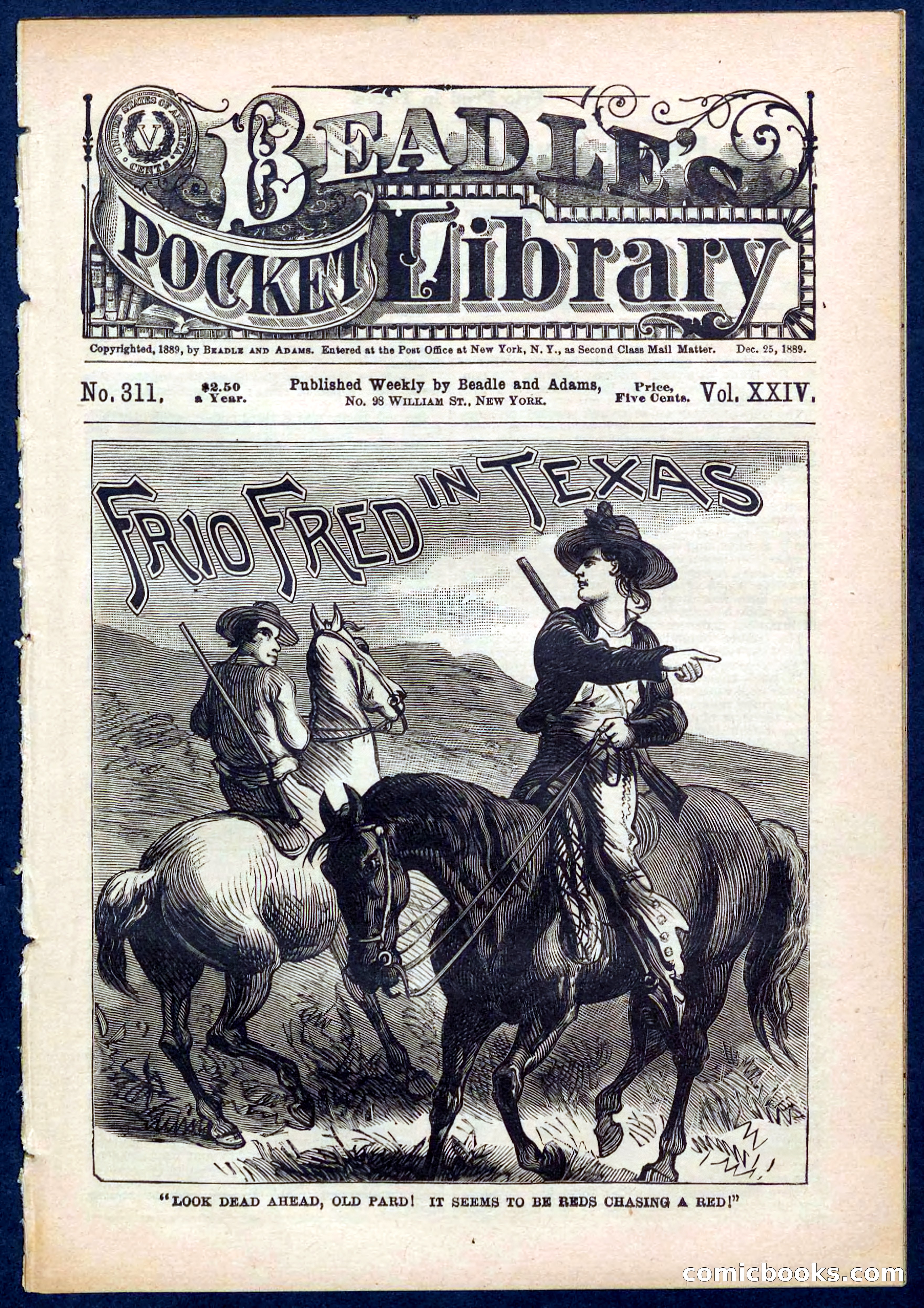 Beadle's Pocket Library No. 311