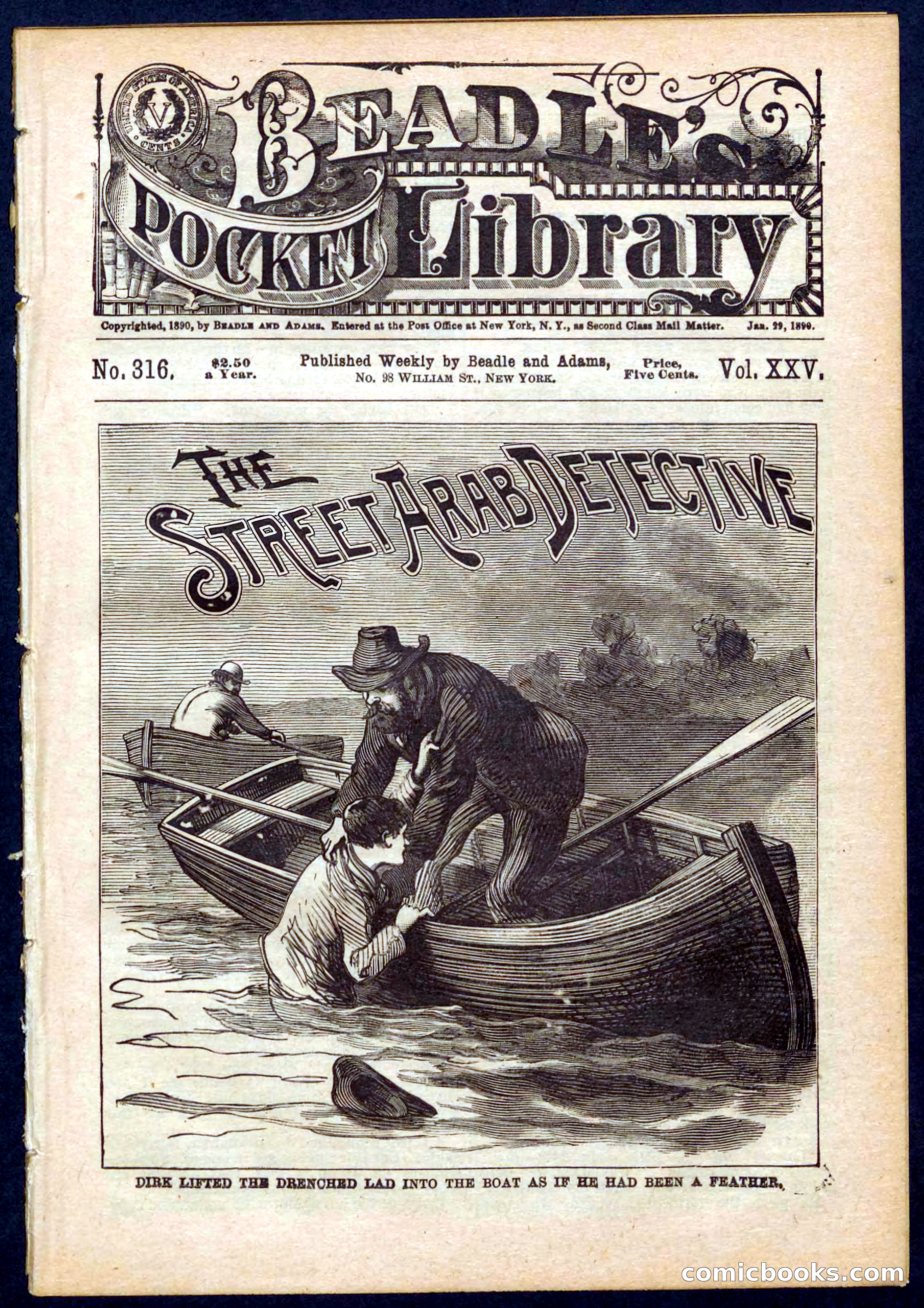 Beadle's Pocket Library No. 316: The Street Hard Detective
