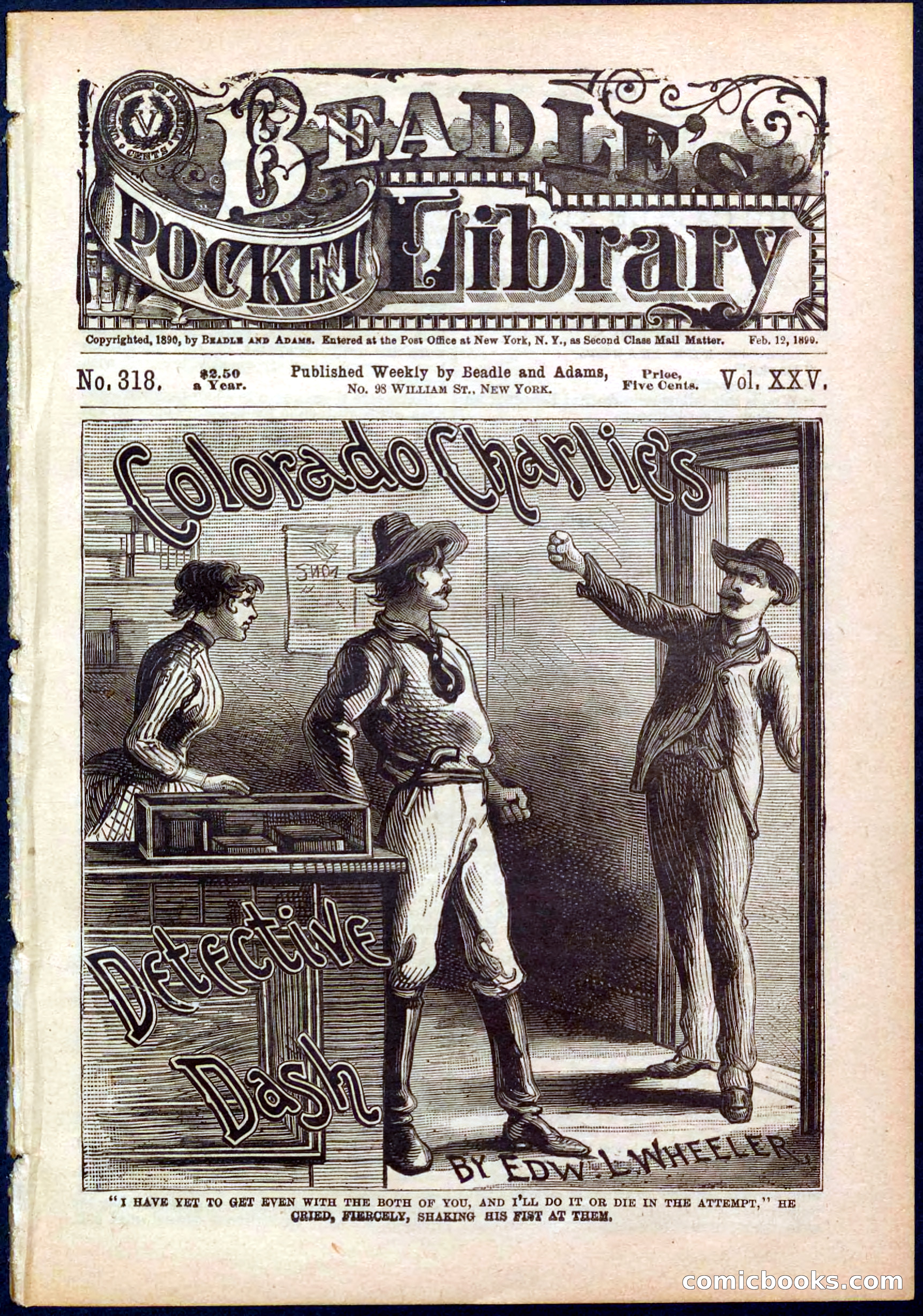 Beadle's Pocket Library No. 318