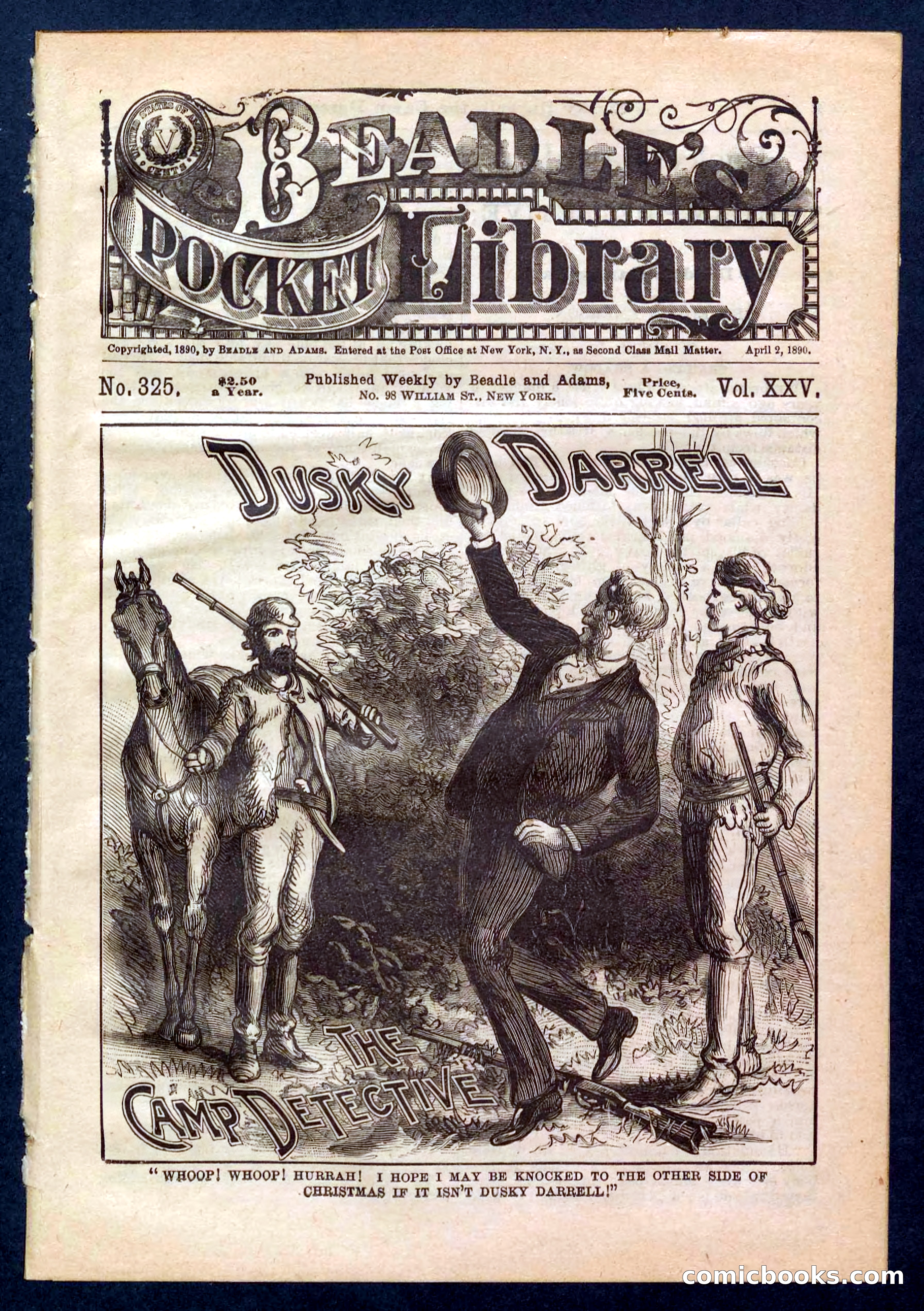 Beadle's Pocket Library No. 325