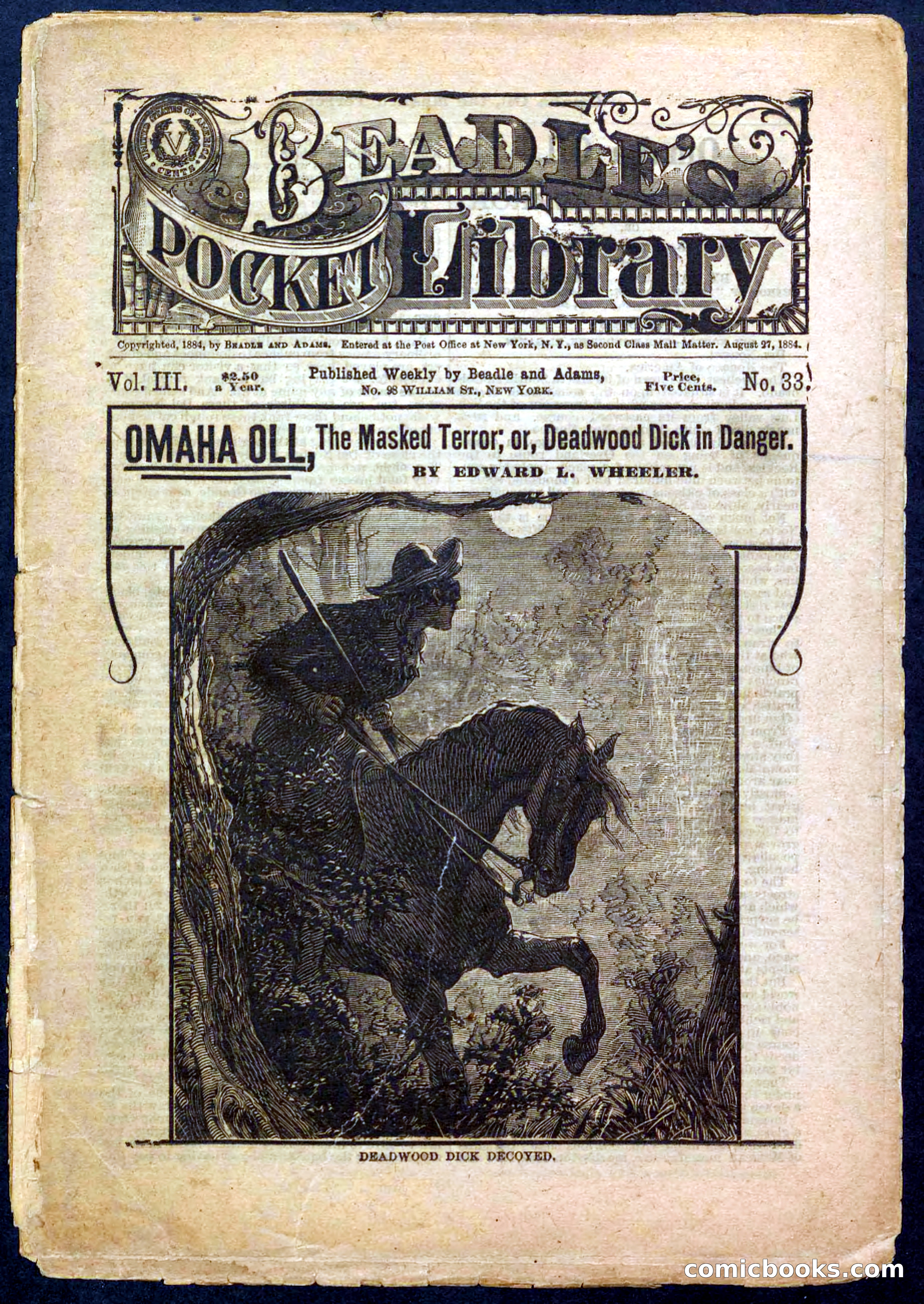 Beadle's Pocket Library No. 33