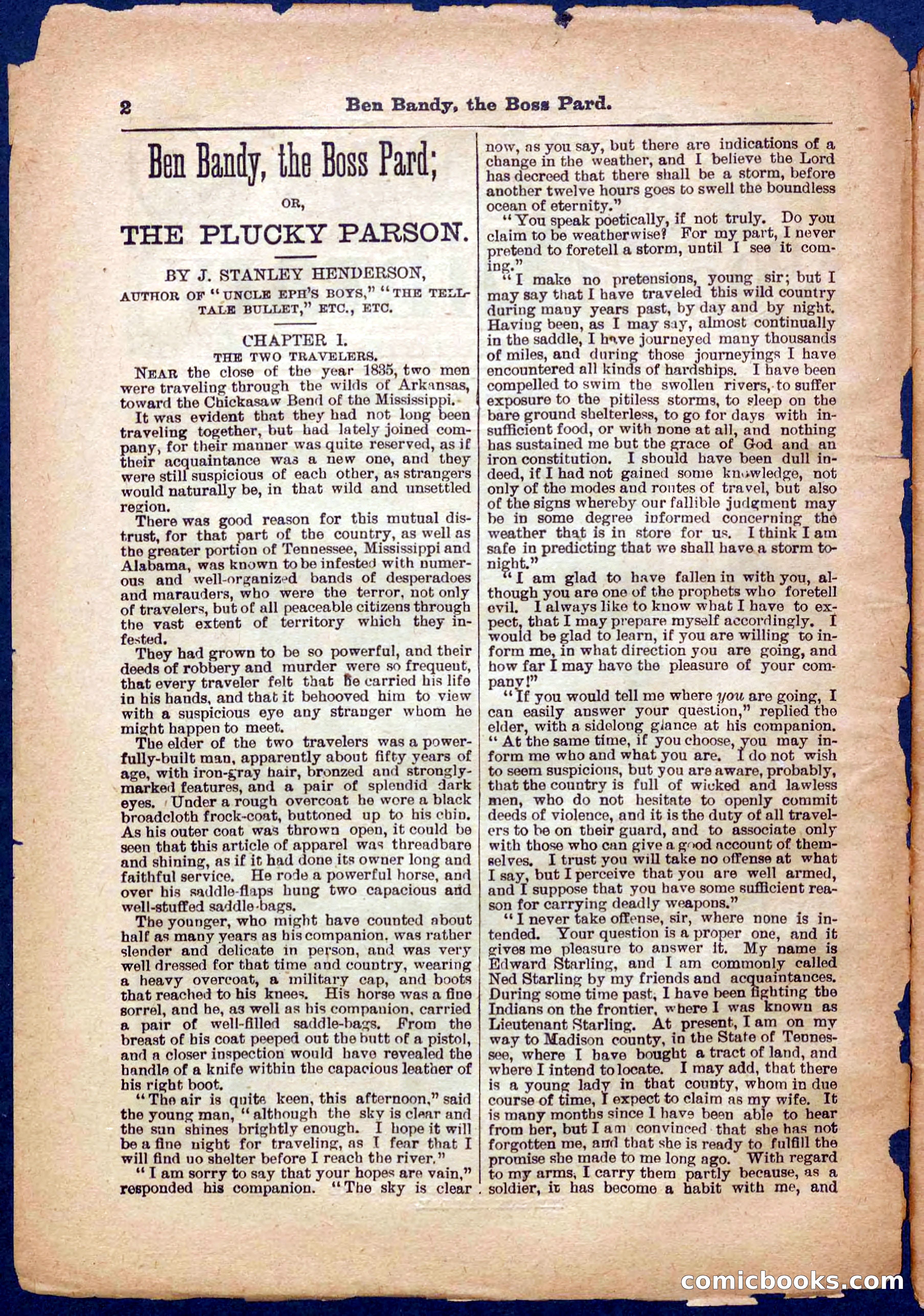 Beadle's Pocket Library No. 335 — page 2 of 32