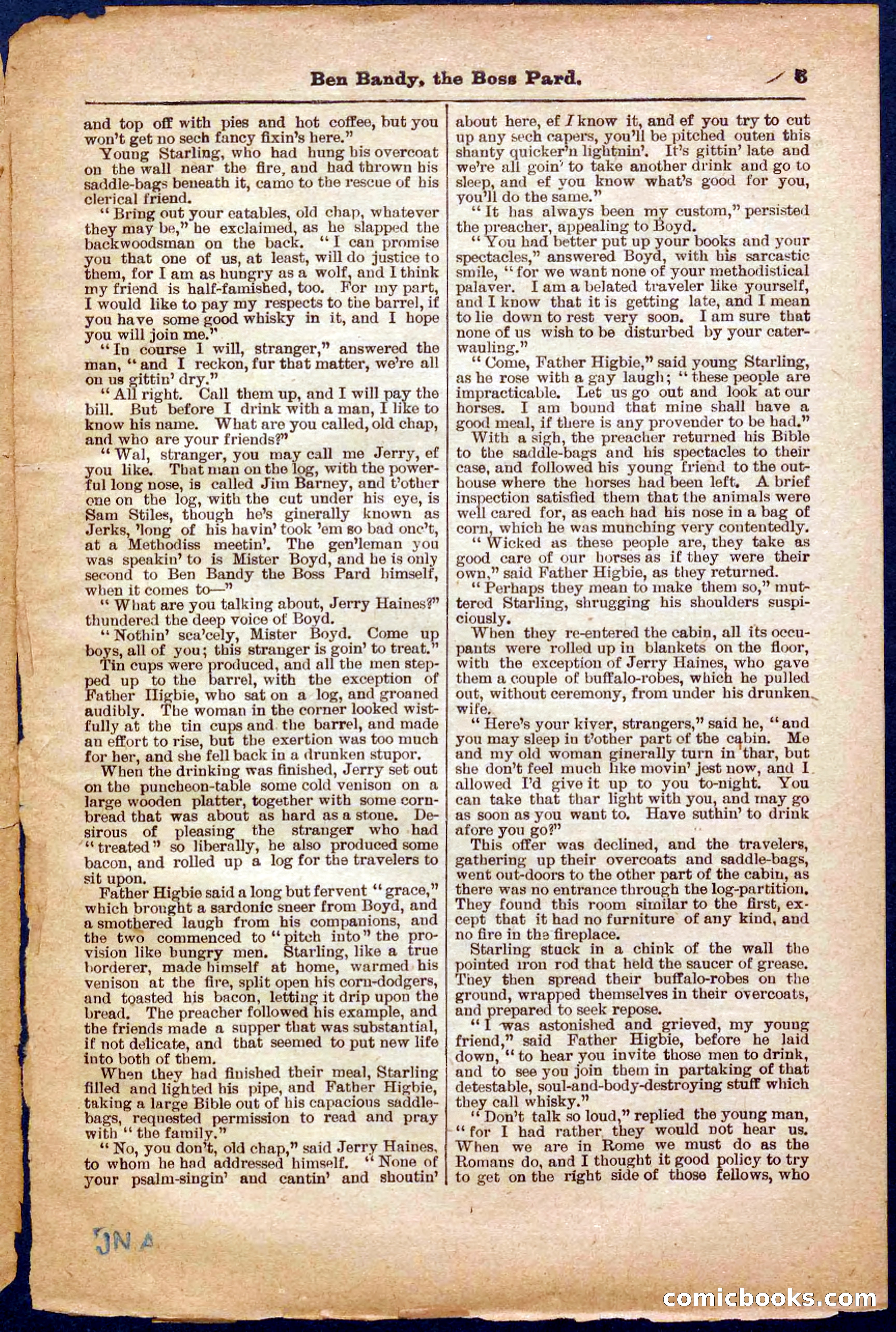 Beadle's Pocket Library No. 335 — page 5 of 32