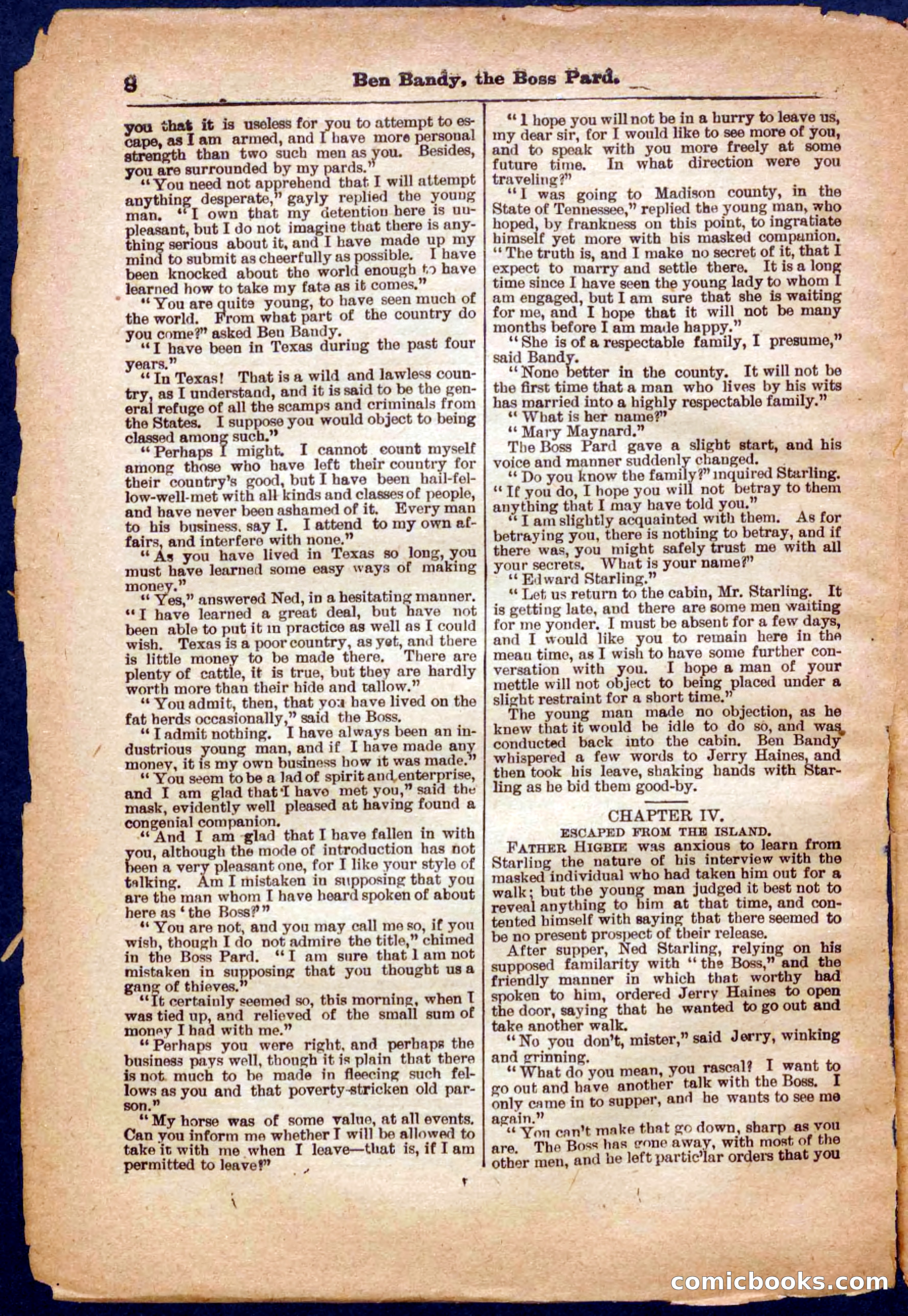 Beadle's Pocket Library No. 335 — page 8 of 32