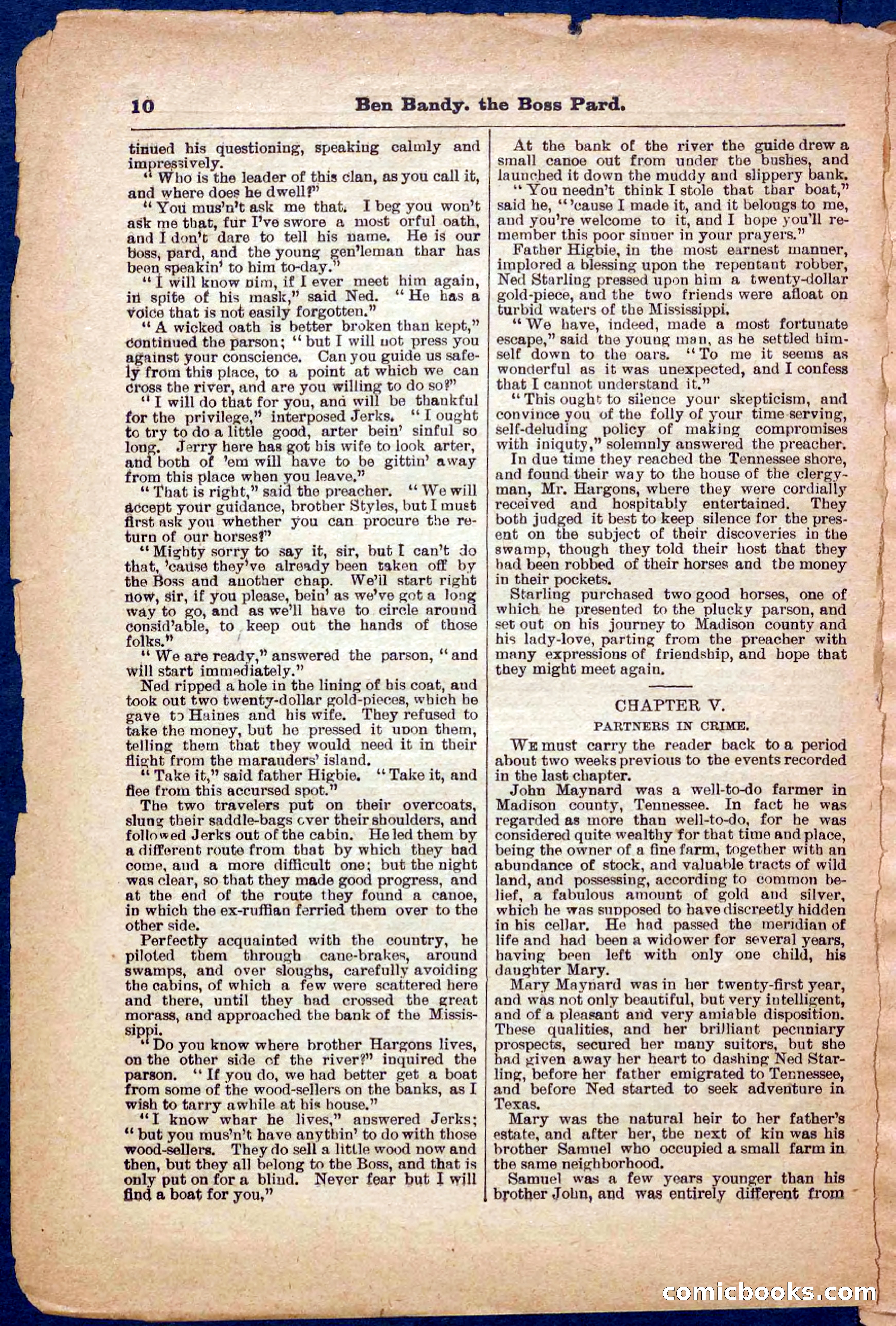 Beadle's Pocket Library No. 335 — page 10 of 32