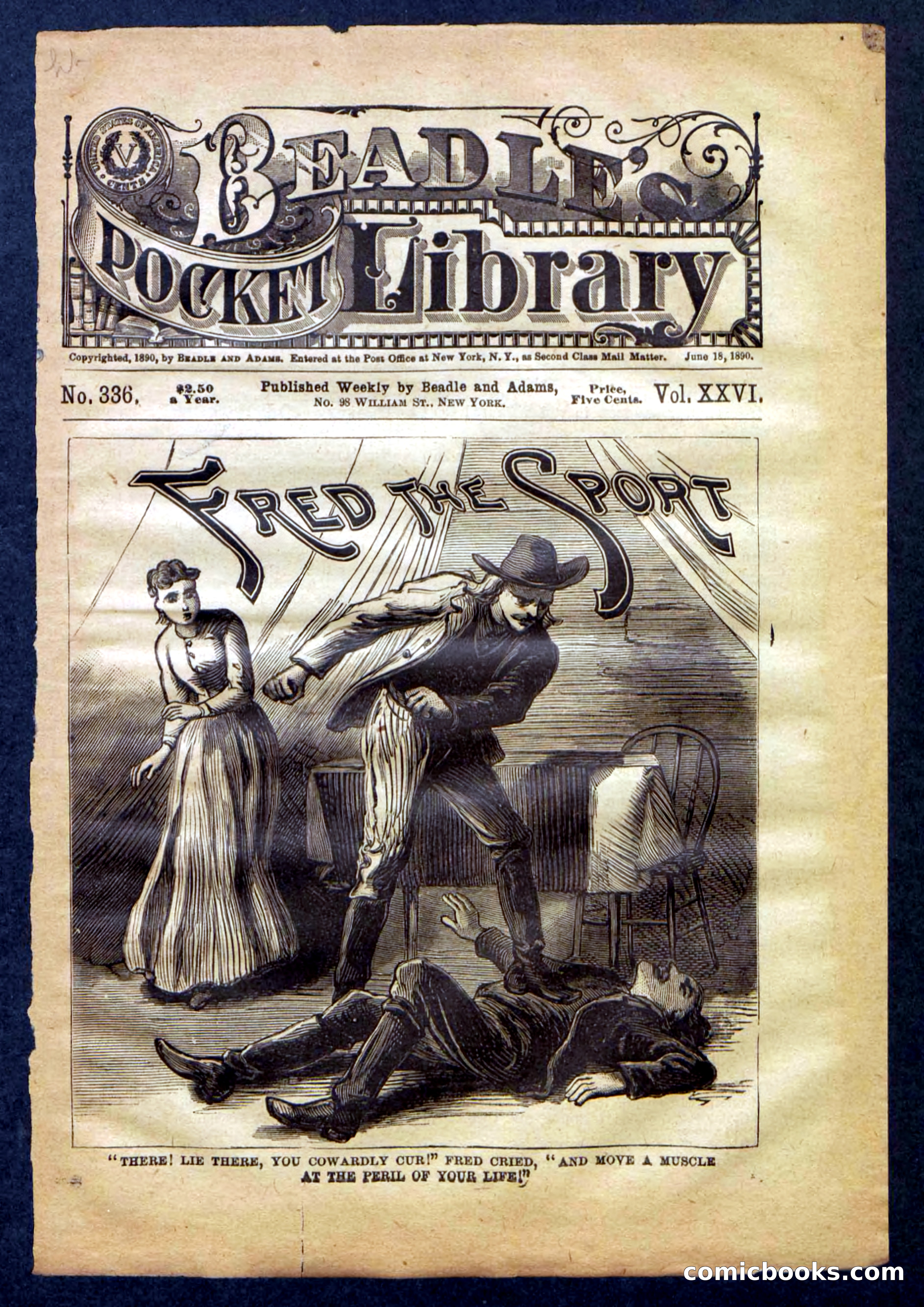Beadle's Pocket Library No. 336