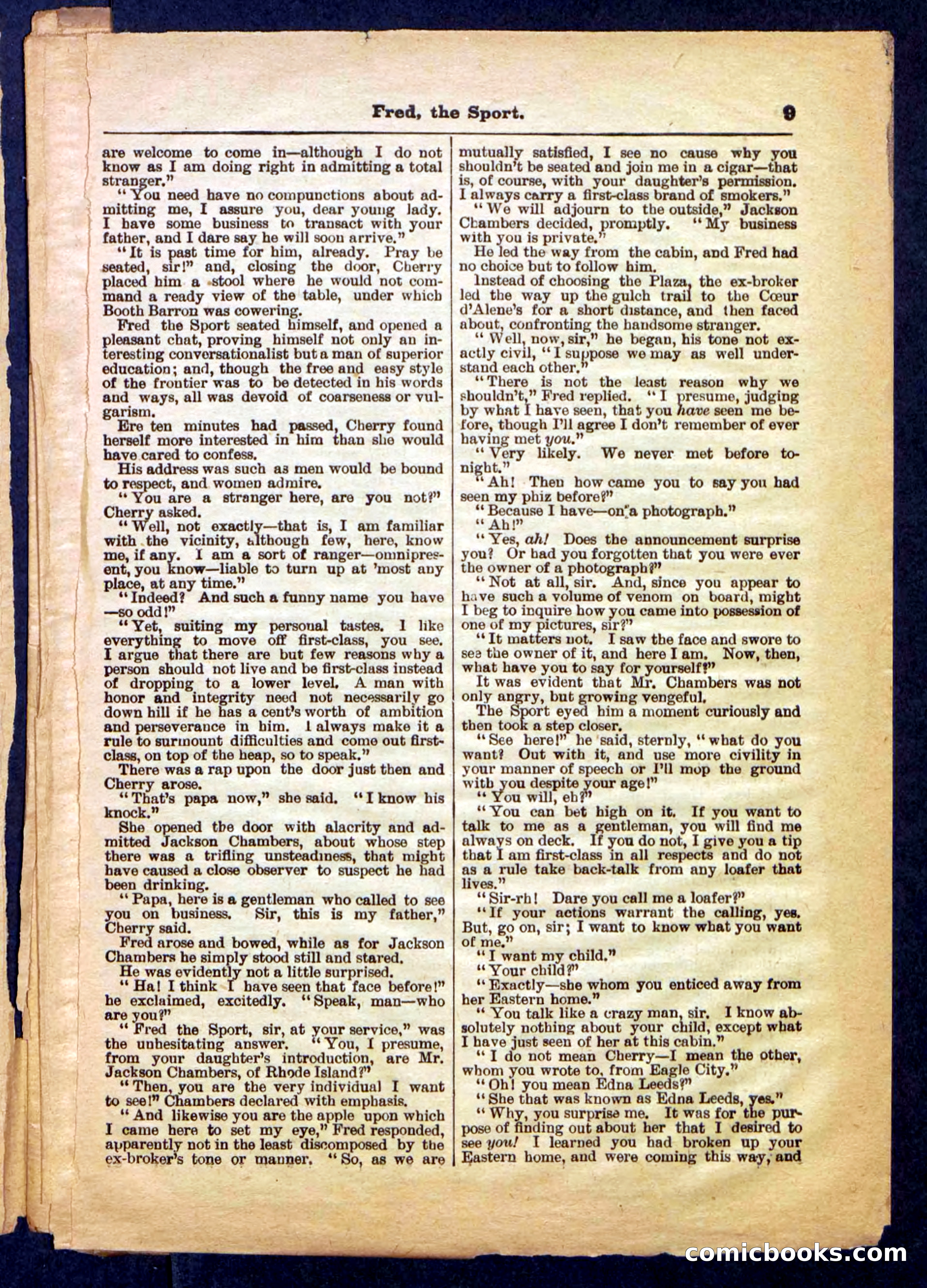 Beadle's Pocket Library No. 336 — page 9 of 32