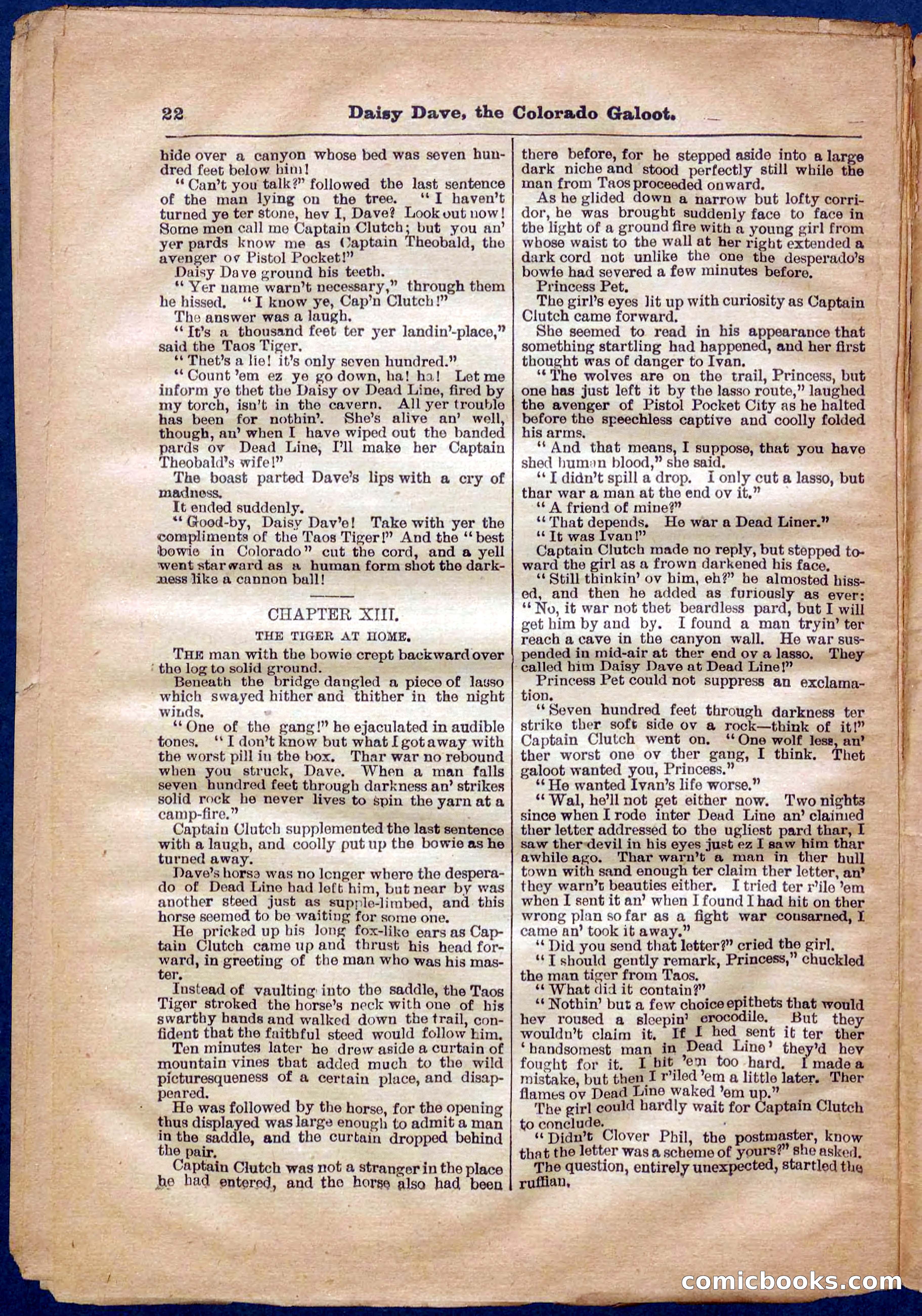Beadle's Pocket Library No. 337 — page 22 of 32