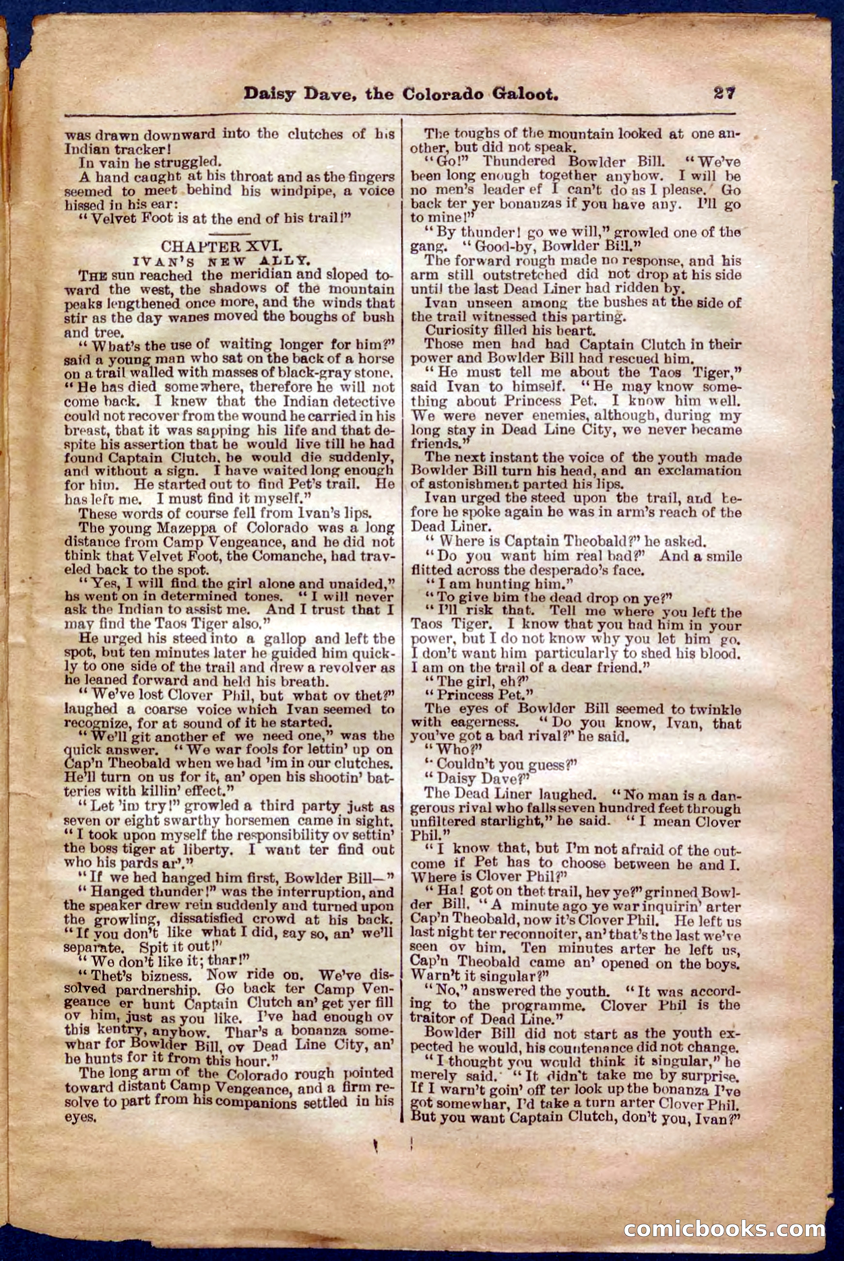 Beadle's Pocket Library No. 337 — page 27 of 32
