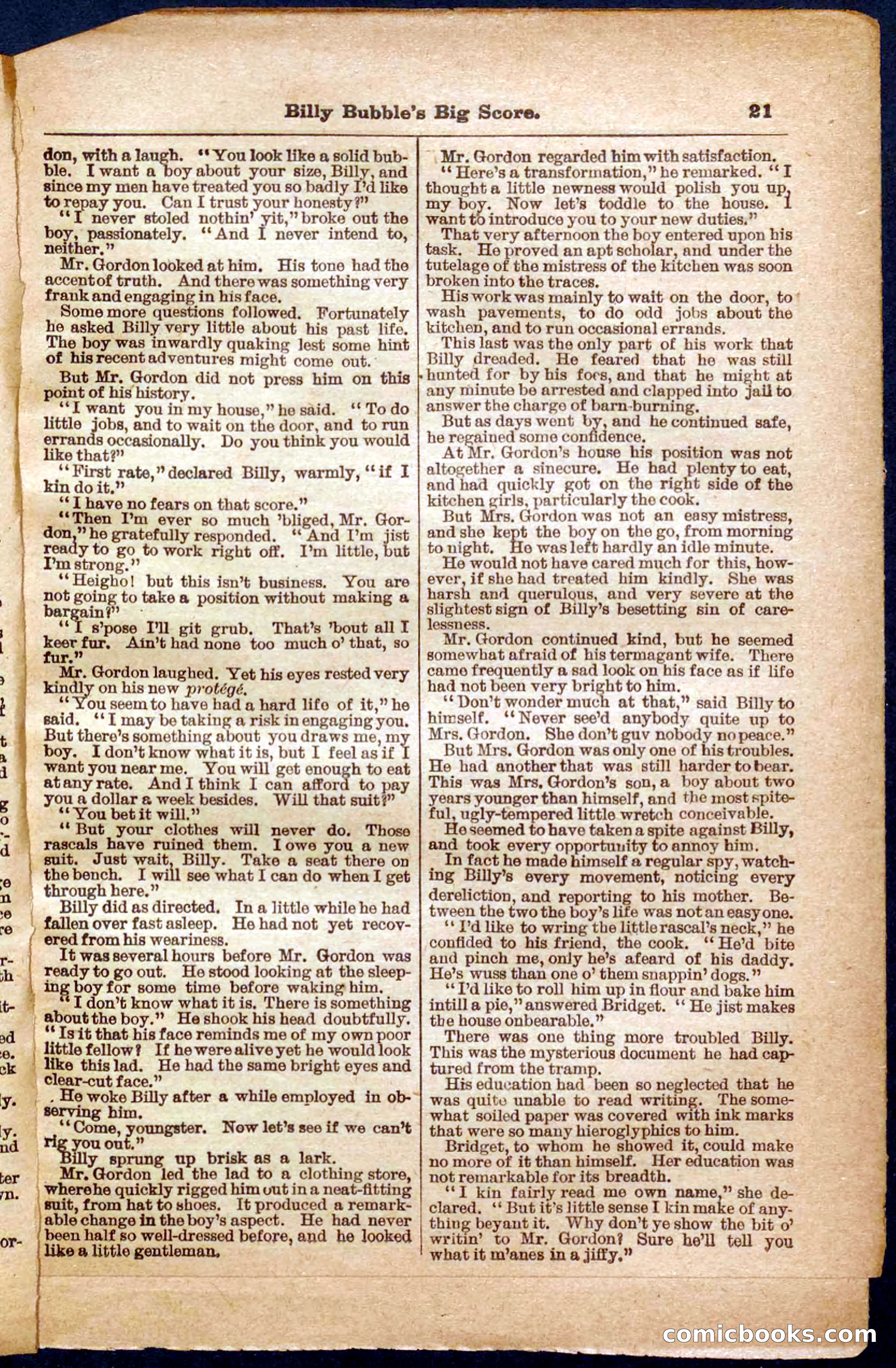 Beadle's Pocket Library No. 340 — page 21 of 32