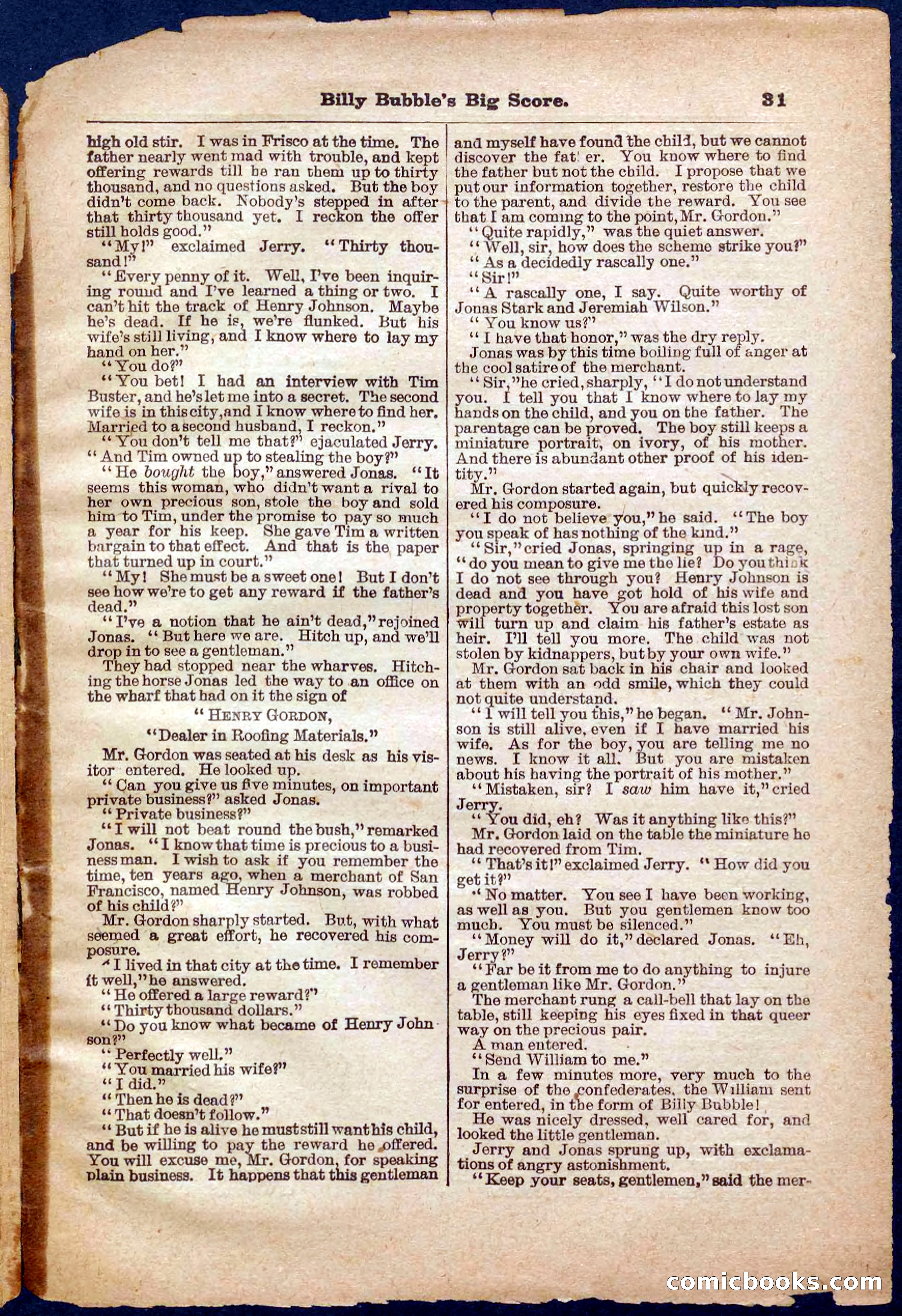 Beadle's Pocket Library No. 340 — page 31 of 32