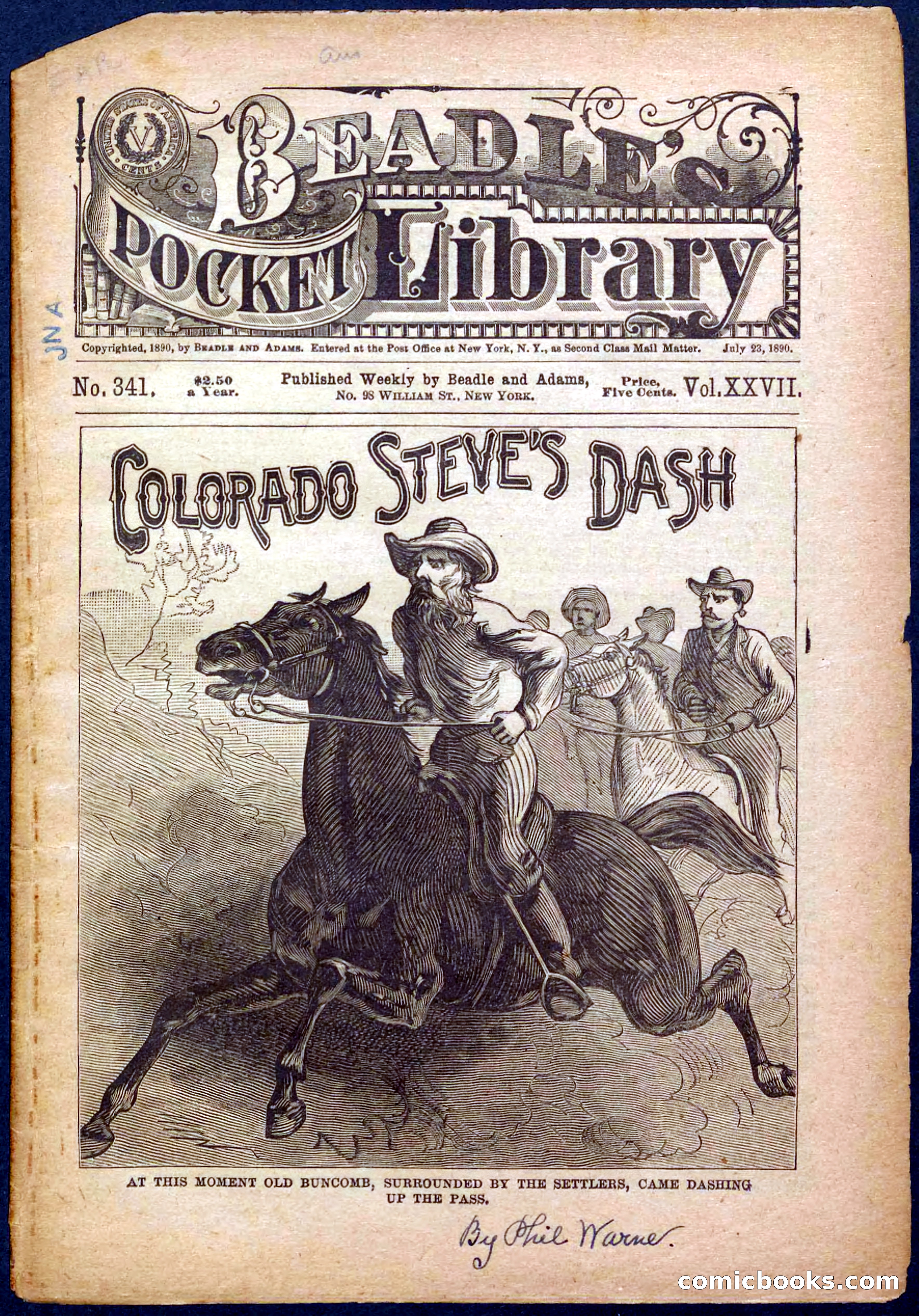 Beadle's Pocket Library No. 341 — page 1 of 32