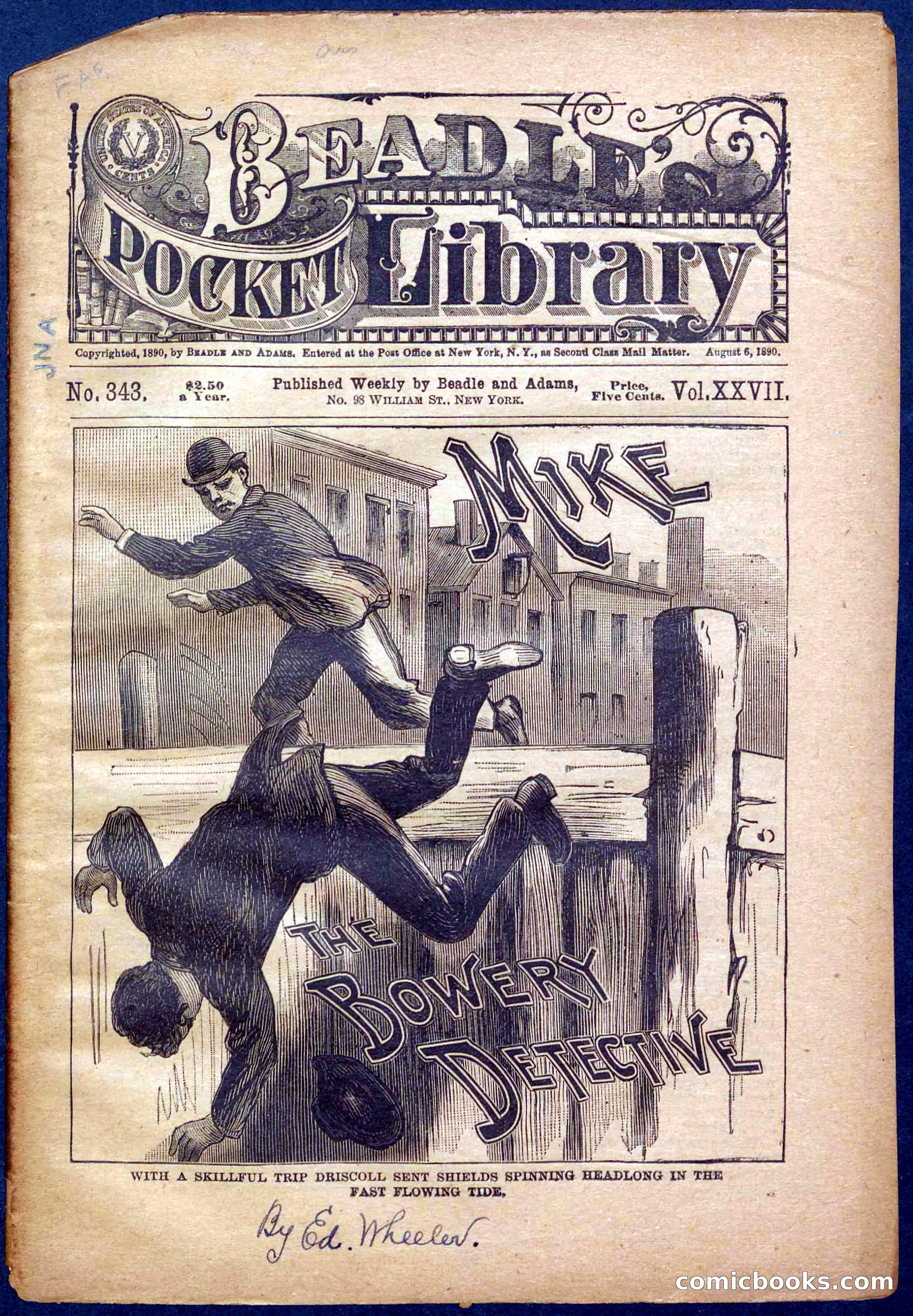 Beadle's Pocket Library No. 343 — page 1 of 32