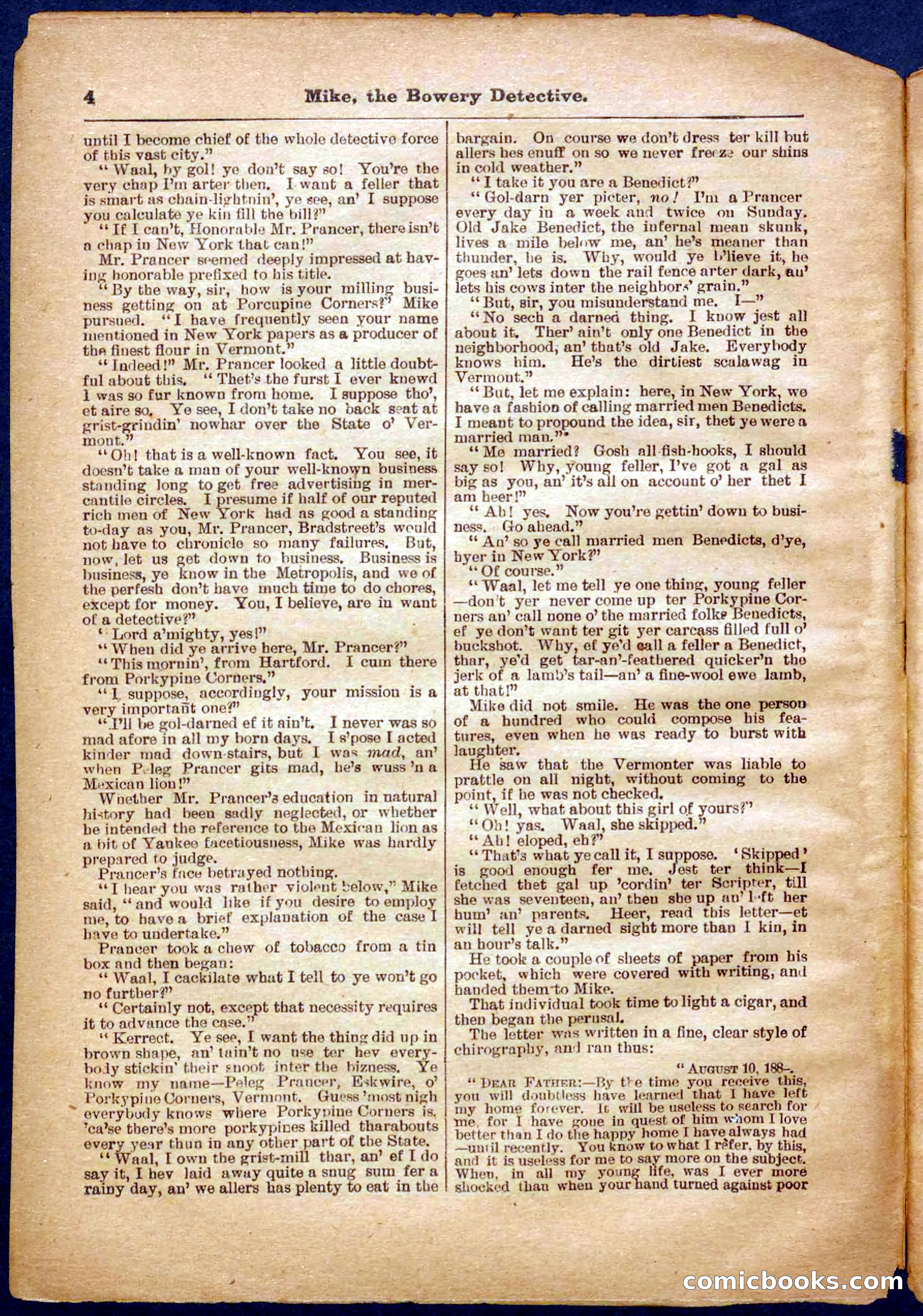 Beadle's Pocket Library No. 343 — page 4 of 32