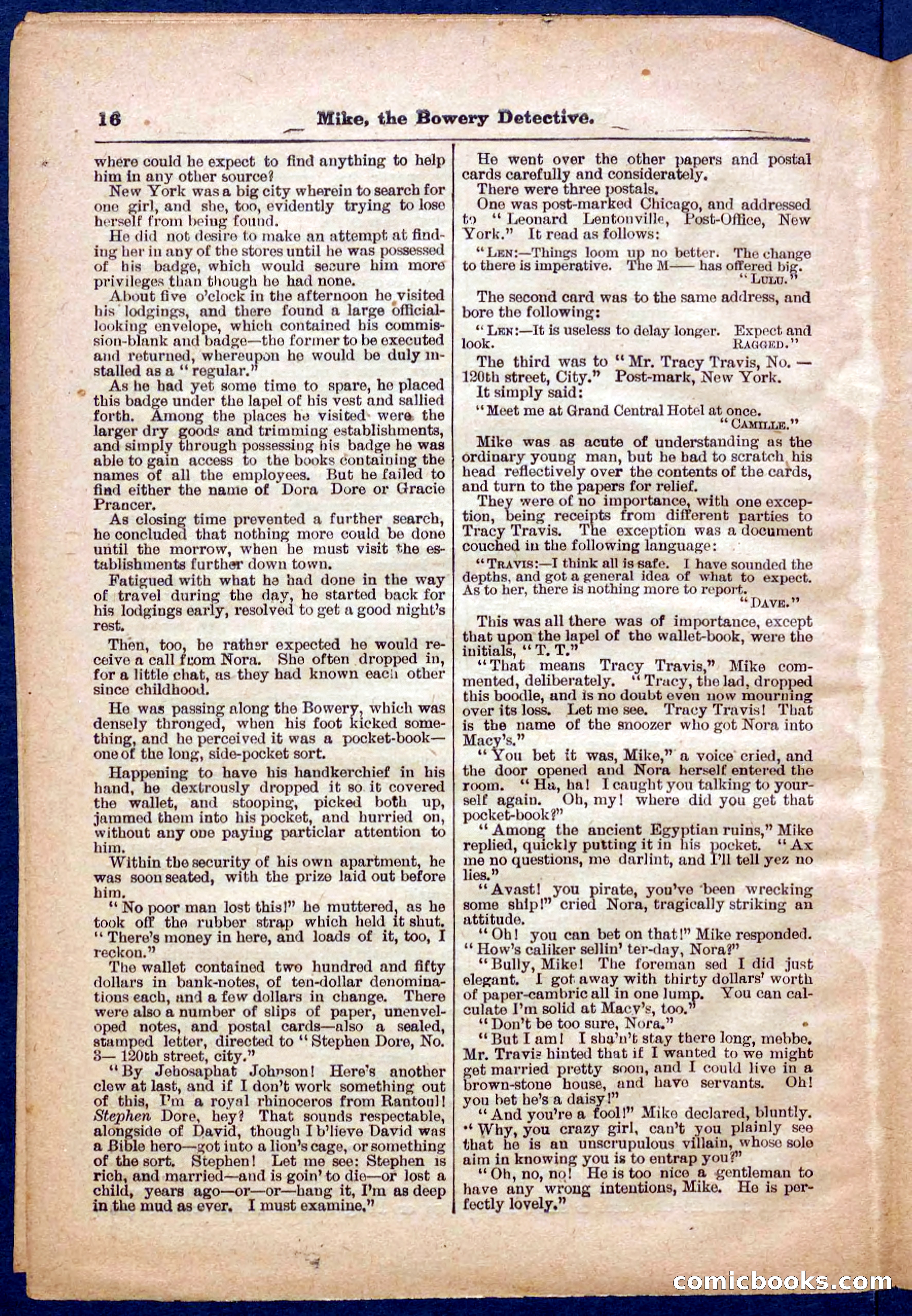 Beadle's Pocket Library No. 343 — page 16 of 32