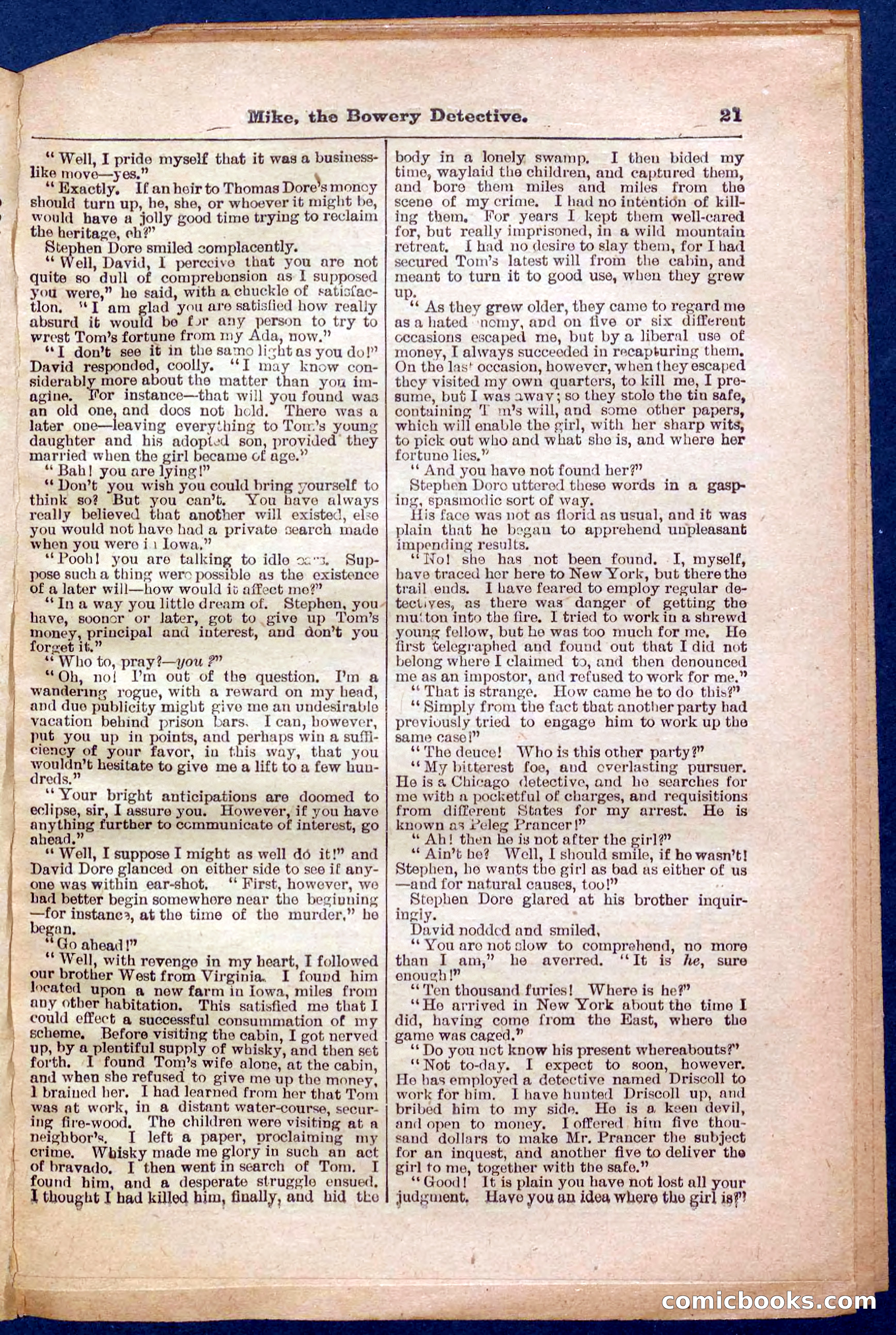 Beadle's Pocket Library No. 343 — page 21 of 32