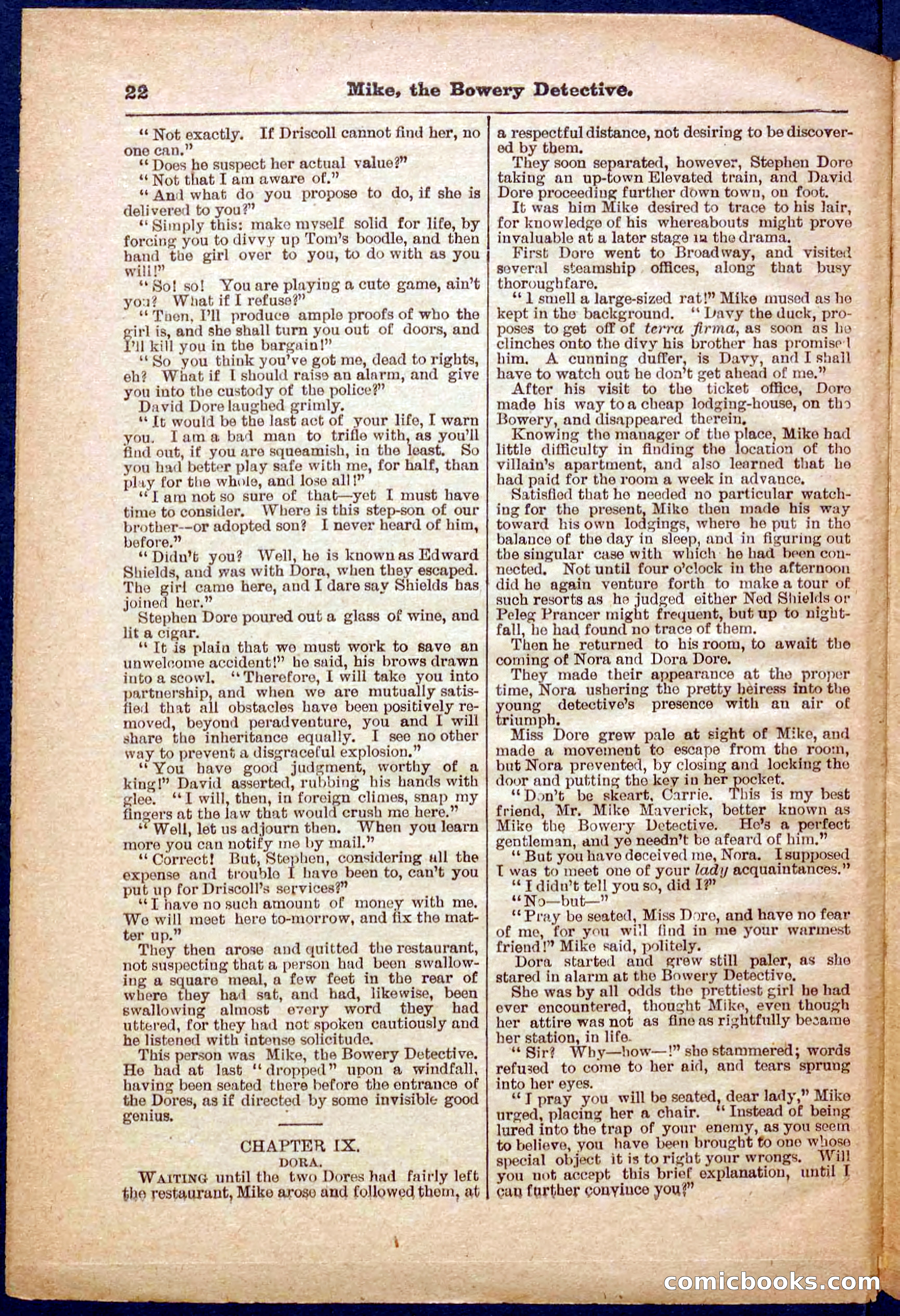 Beadle's Pocket Library No. 343 — page 22 of 32