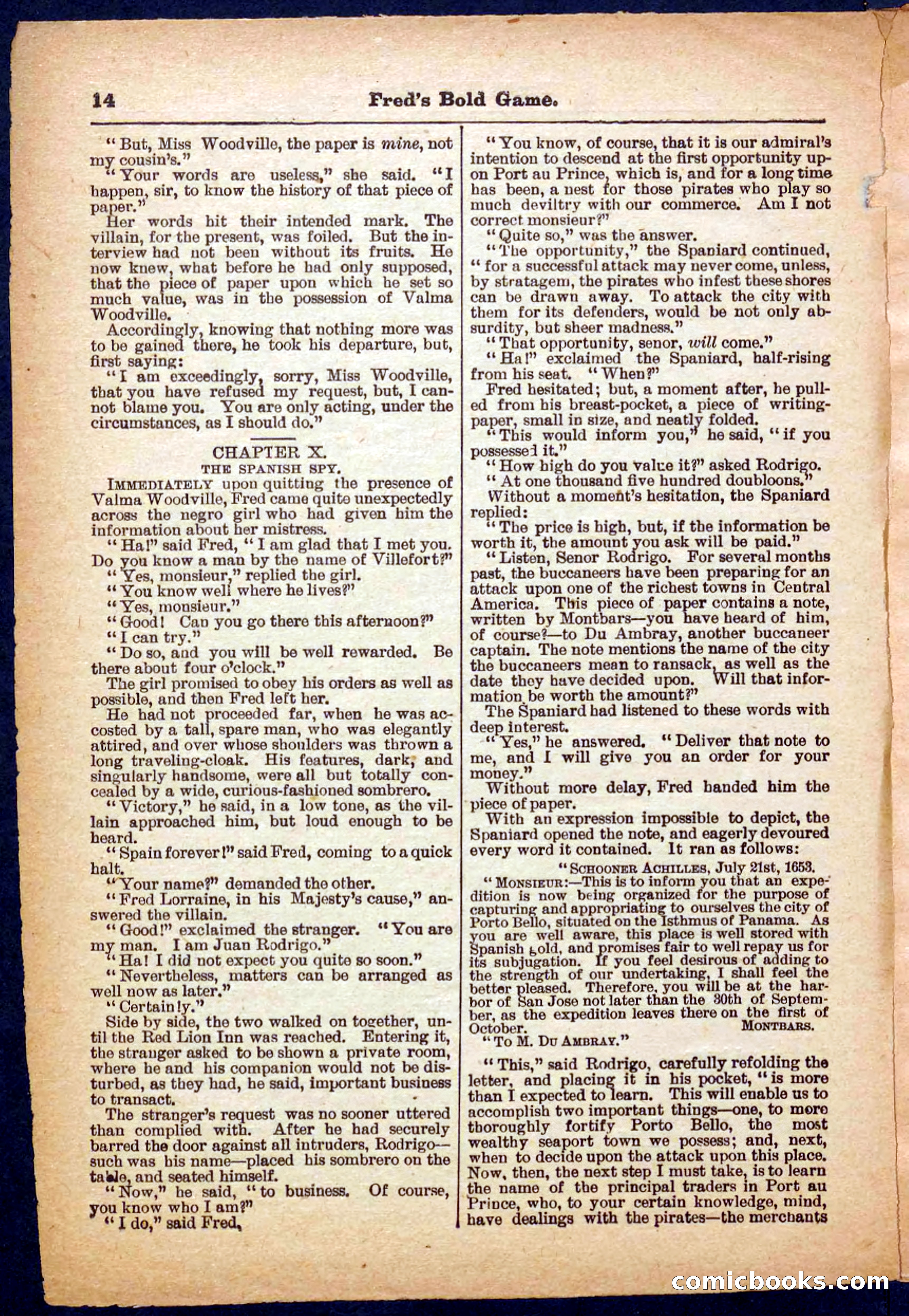 Beadle's Pocket Library, No. 367 — page 14 of 32