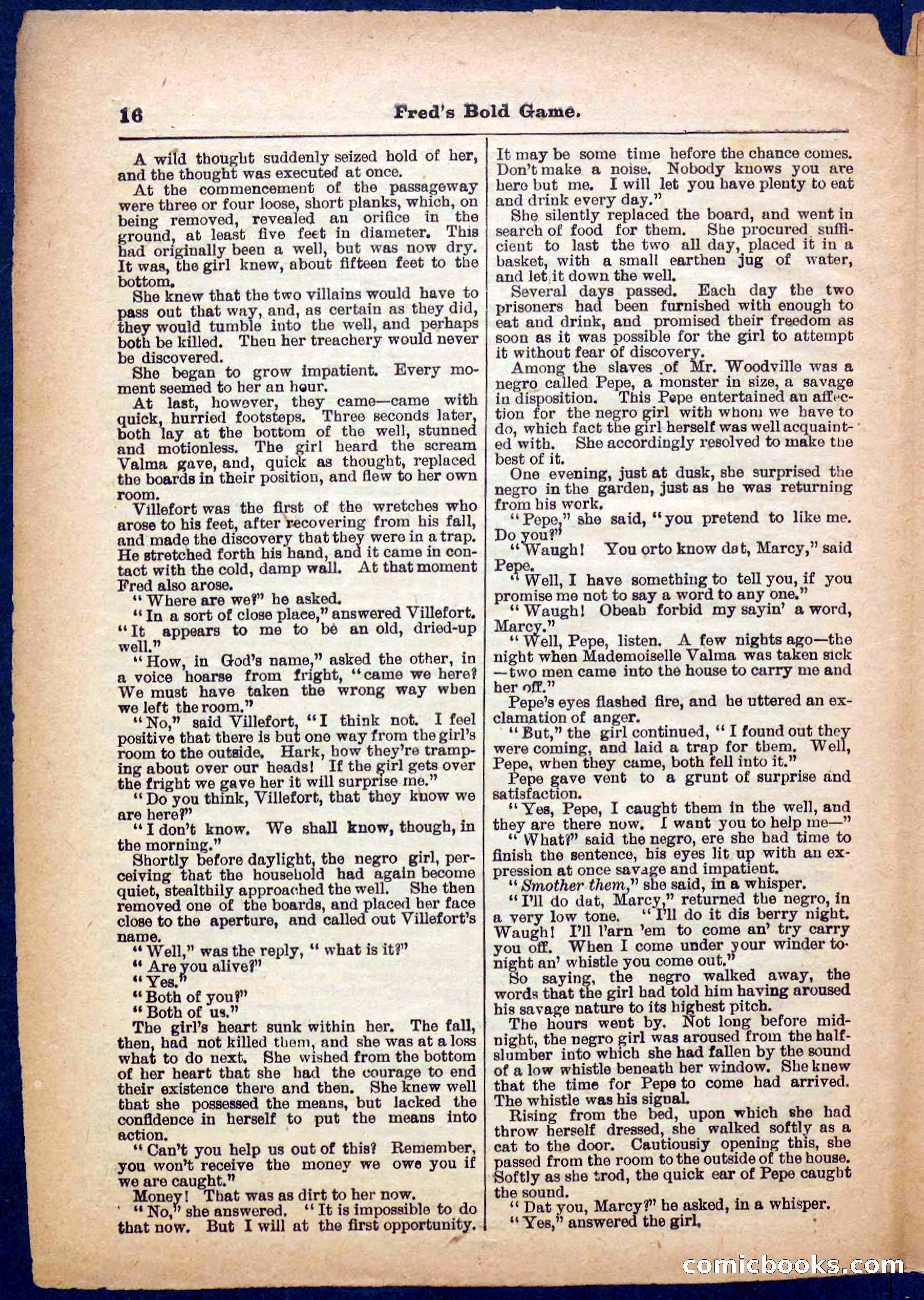 Beadle's Pocket Library, No. 367 — page 16 of 32
