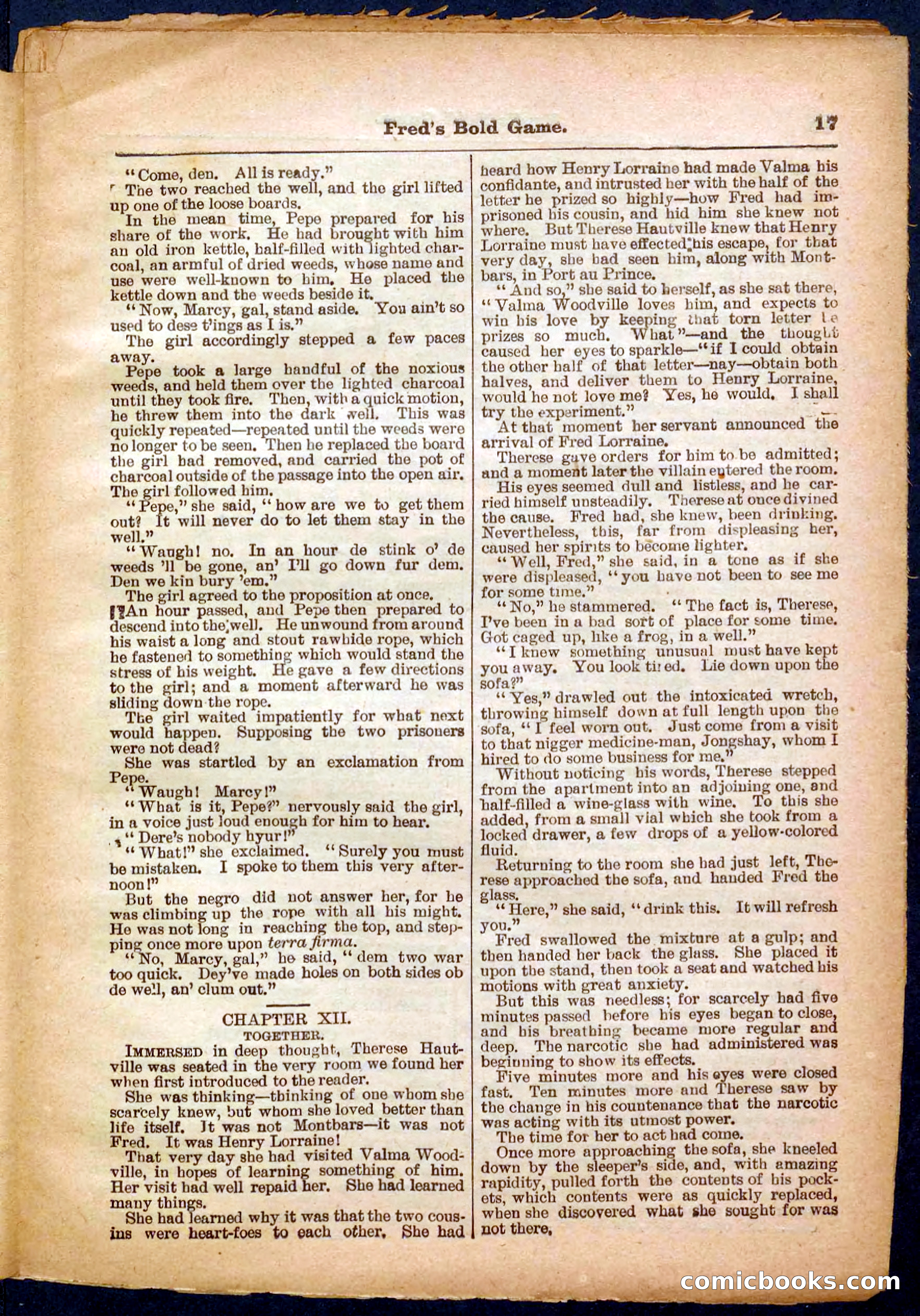 Beadle's Pocket Library, No. 367 — page 17 of 32