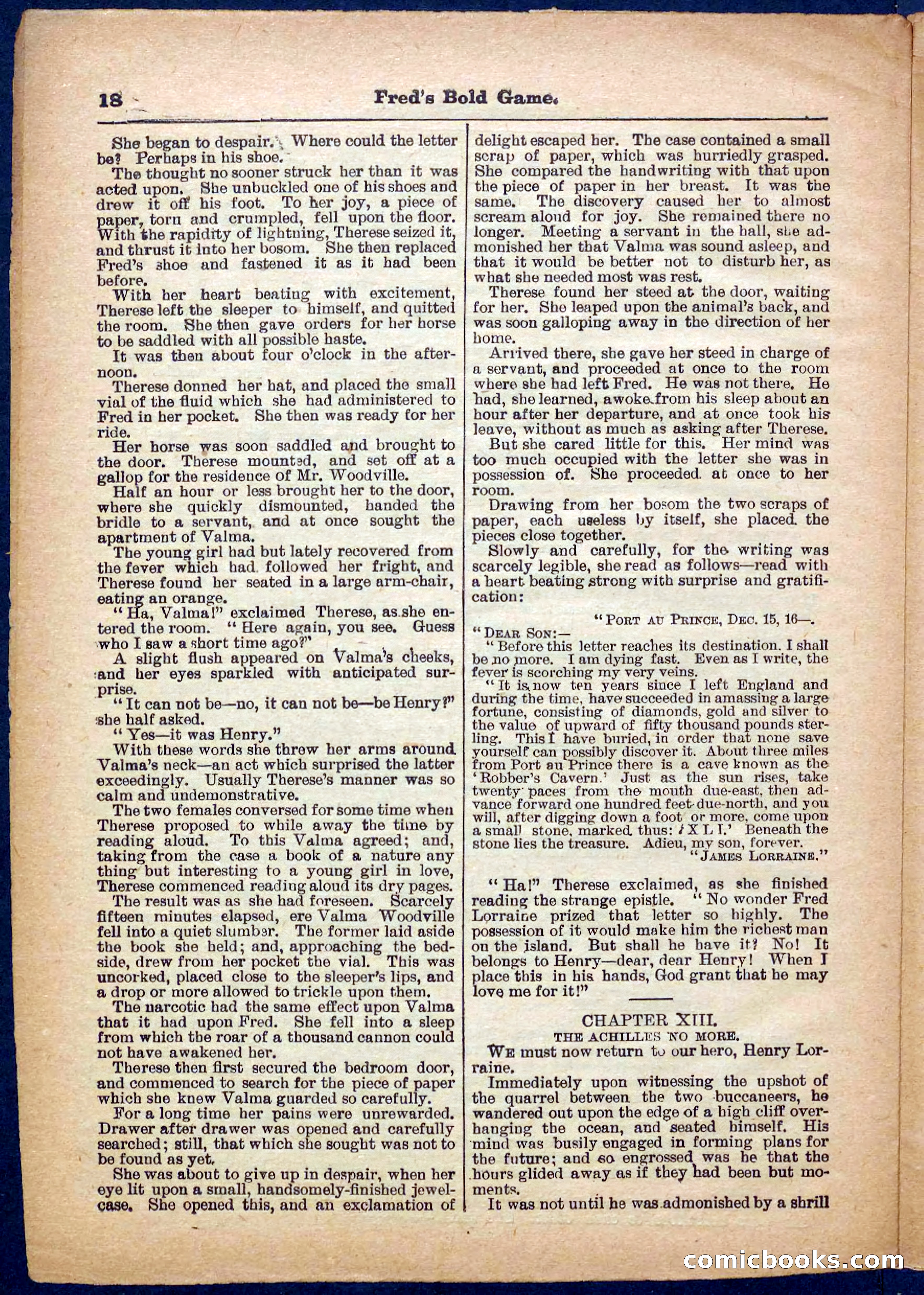 Beadle's Pocket Library, No. 367 — page 18 of 32