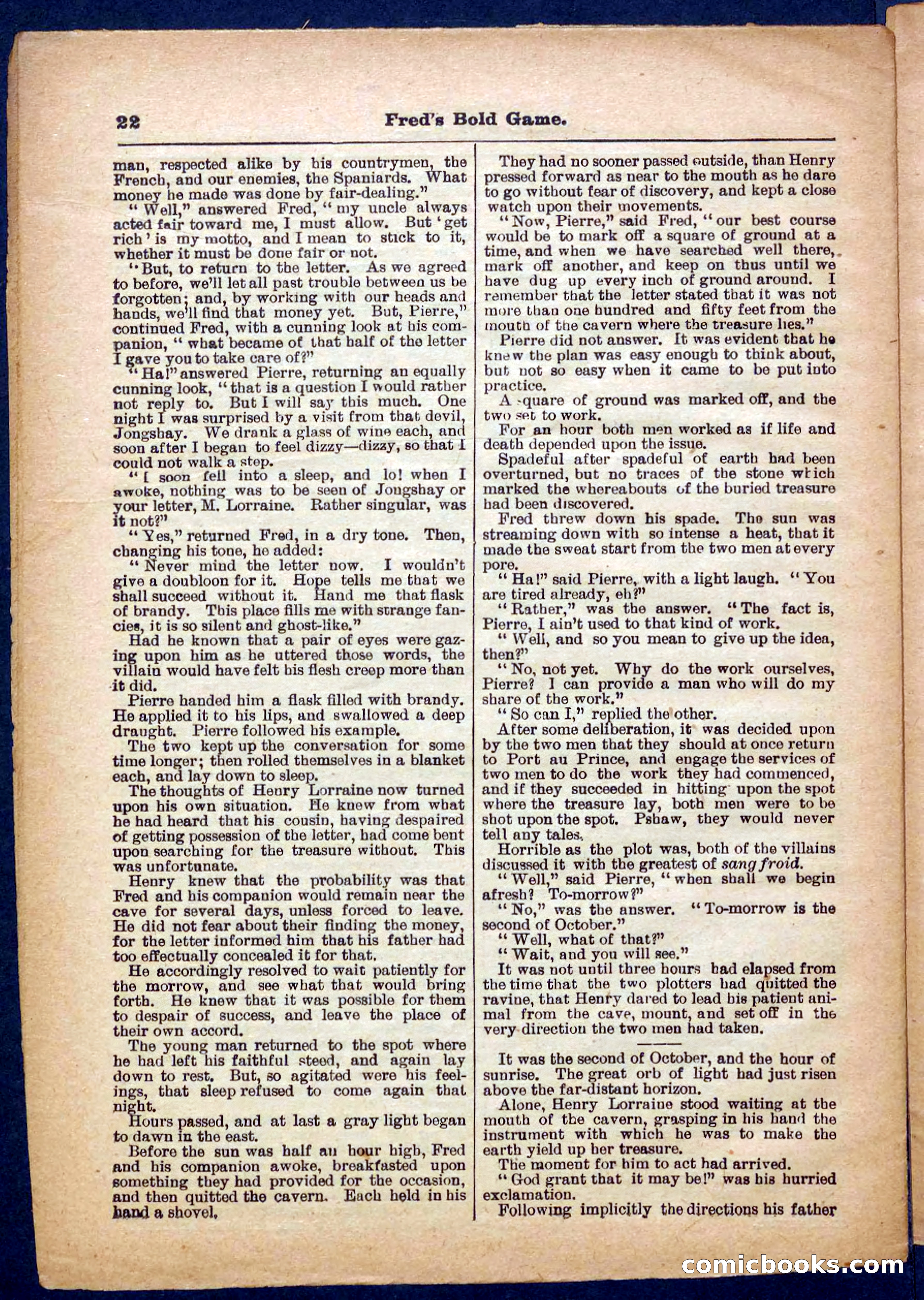 Beadle's Pocket Library, No. 367 — page 22 of 32