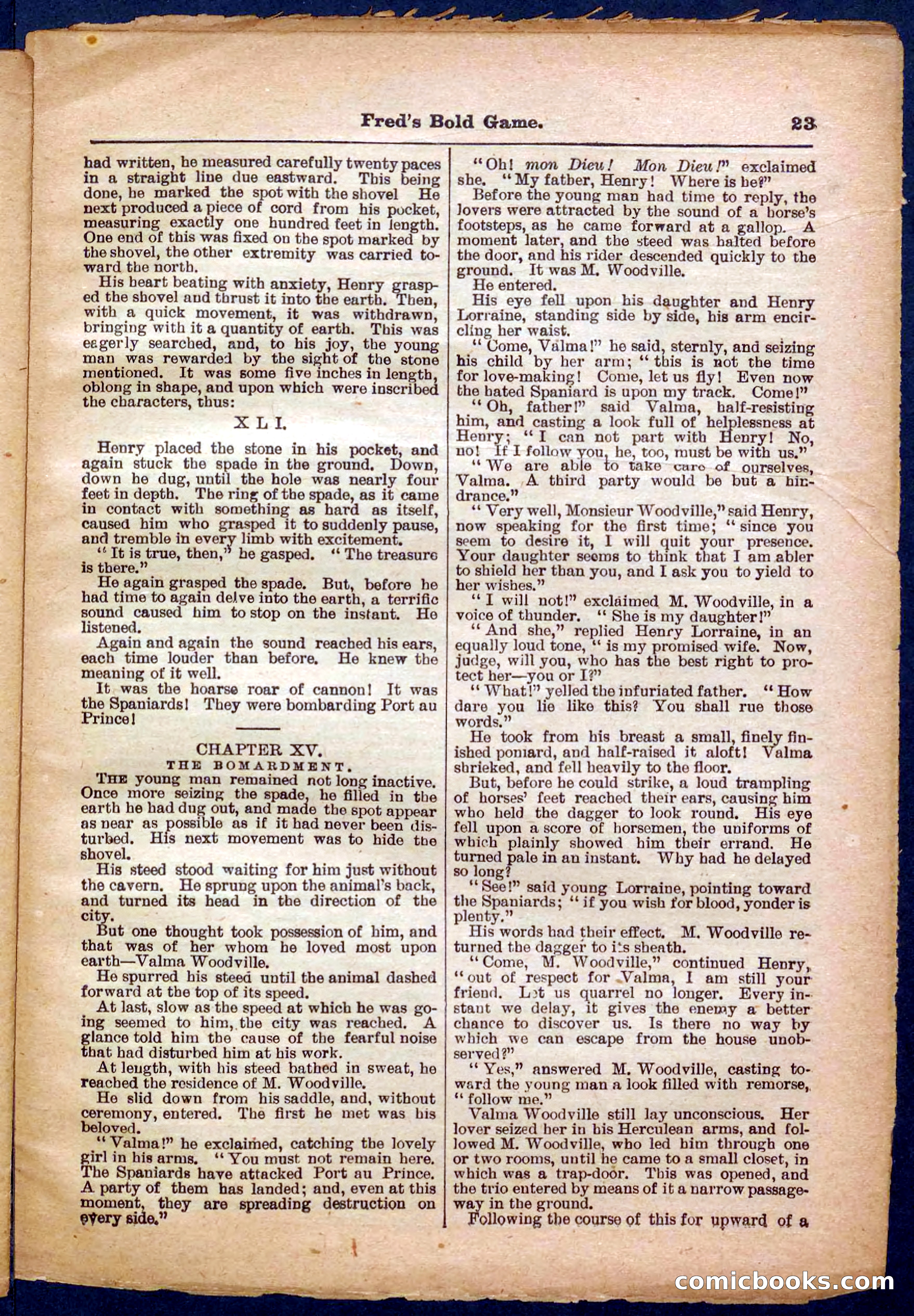 Beadle's Pocket Library, No. 367 — page 23 of 32