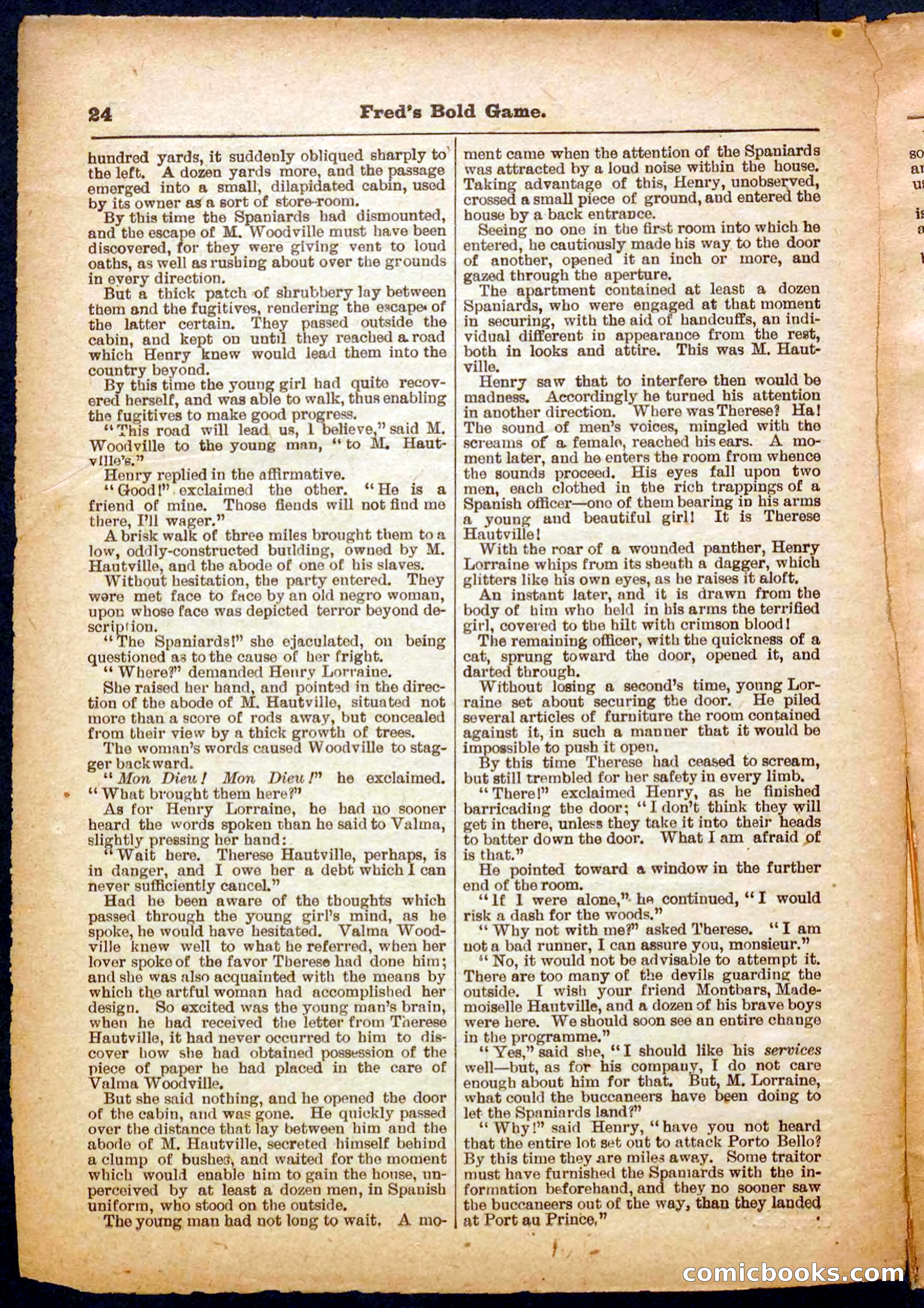 Beadle's Pocket Library, No. 367 — page 24 of 32