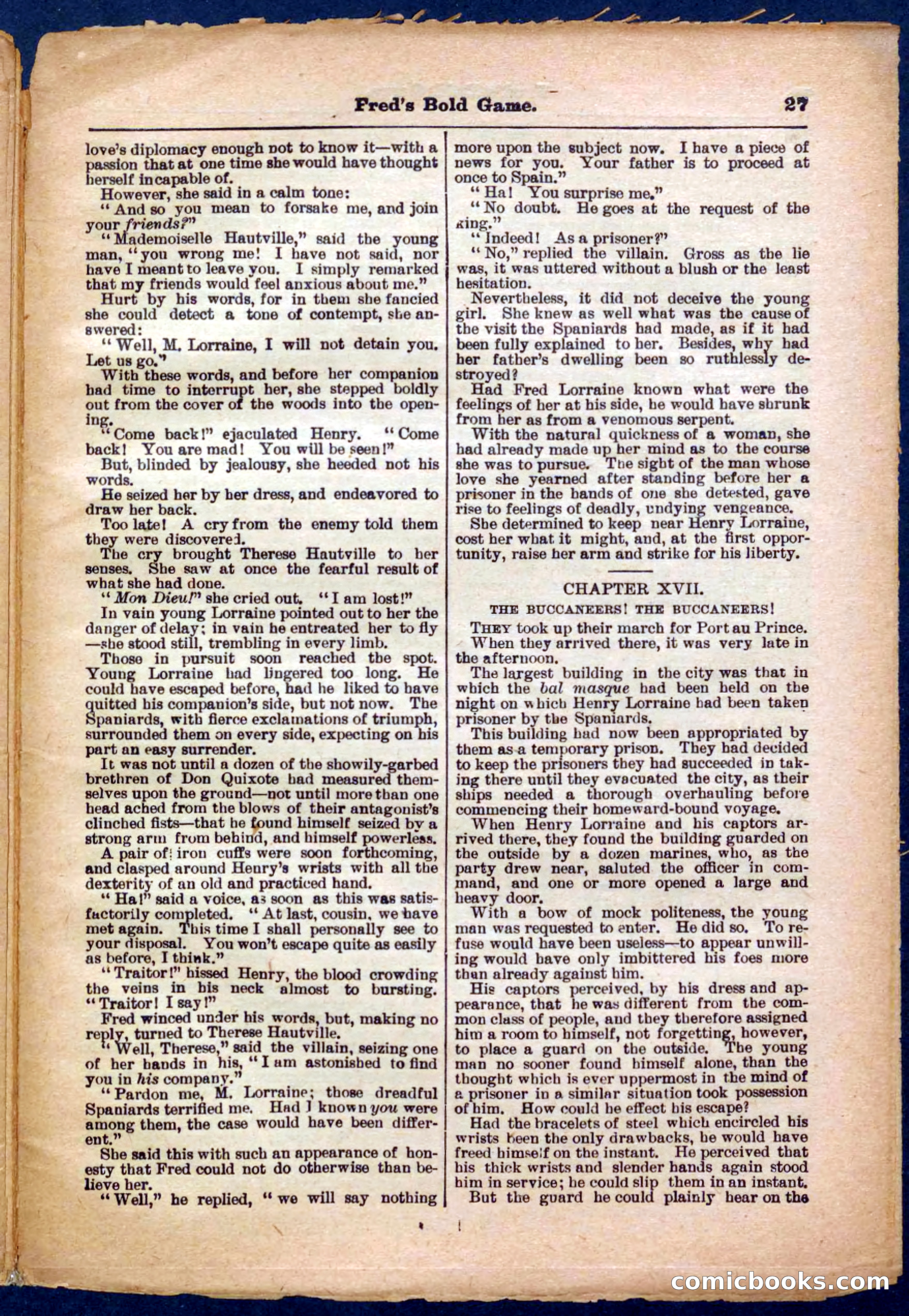 Beadle's Pocket Library, No. 367 — page 27 of 32