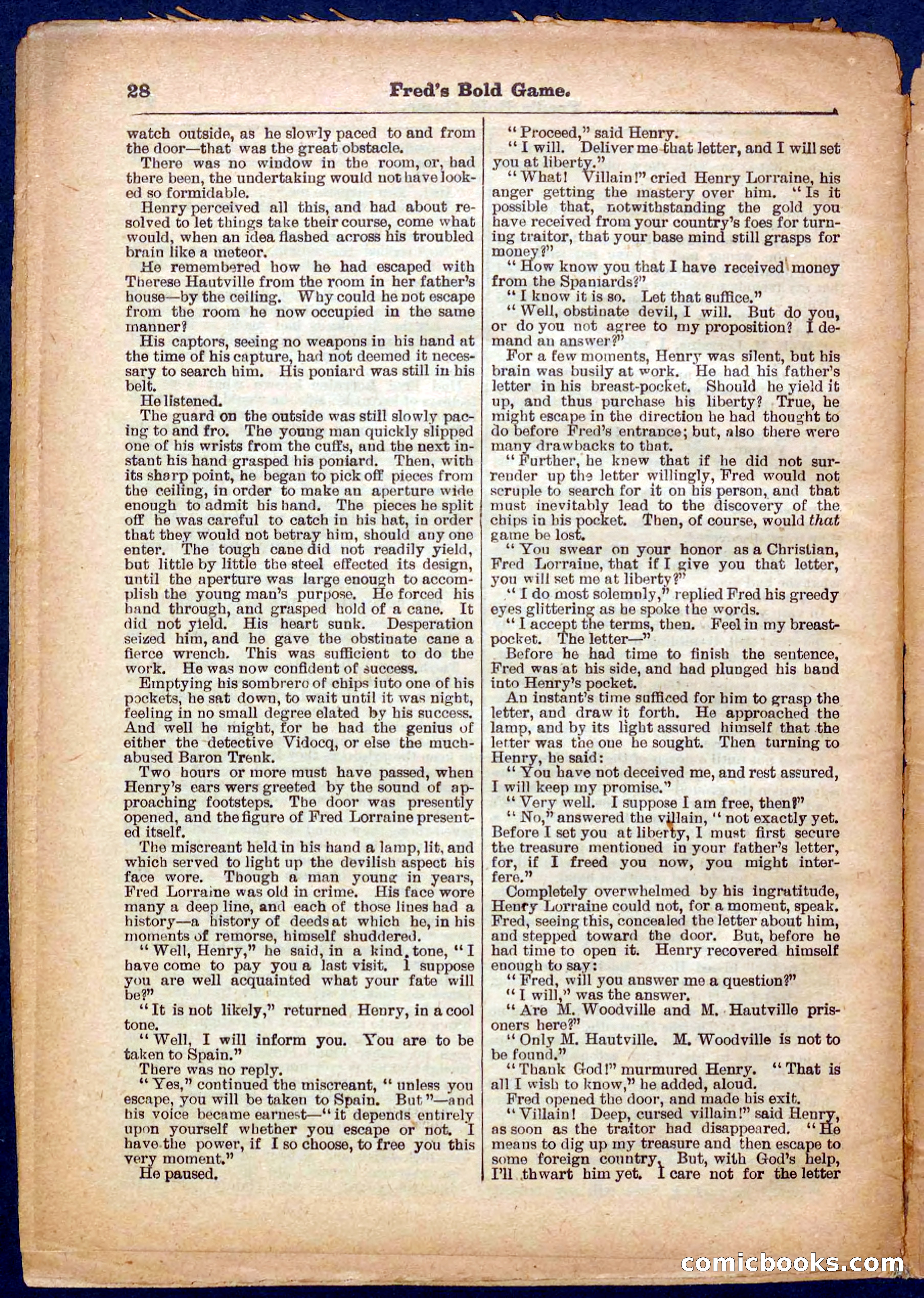 Beadle's Pocket Library, No. 367 — page 28 of 32