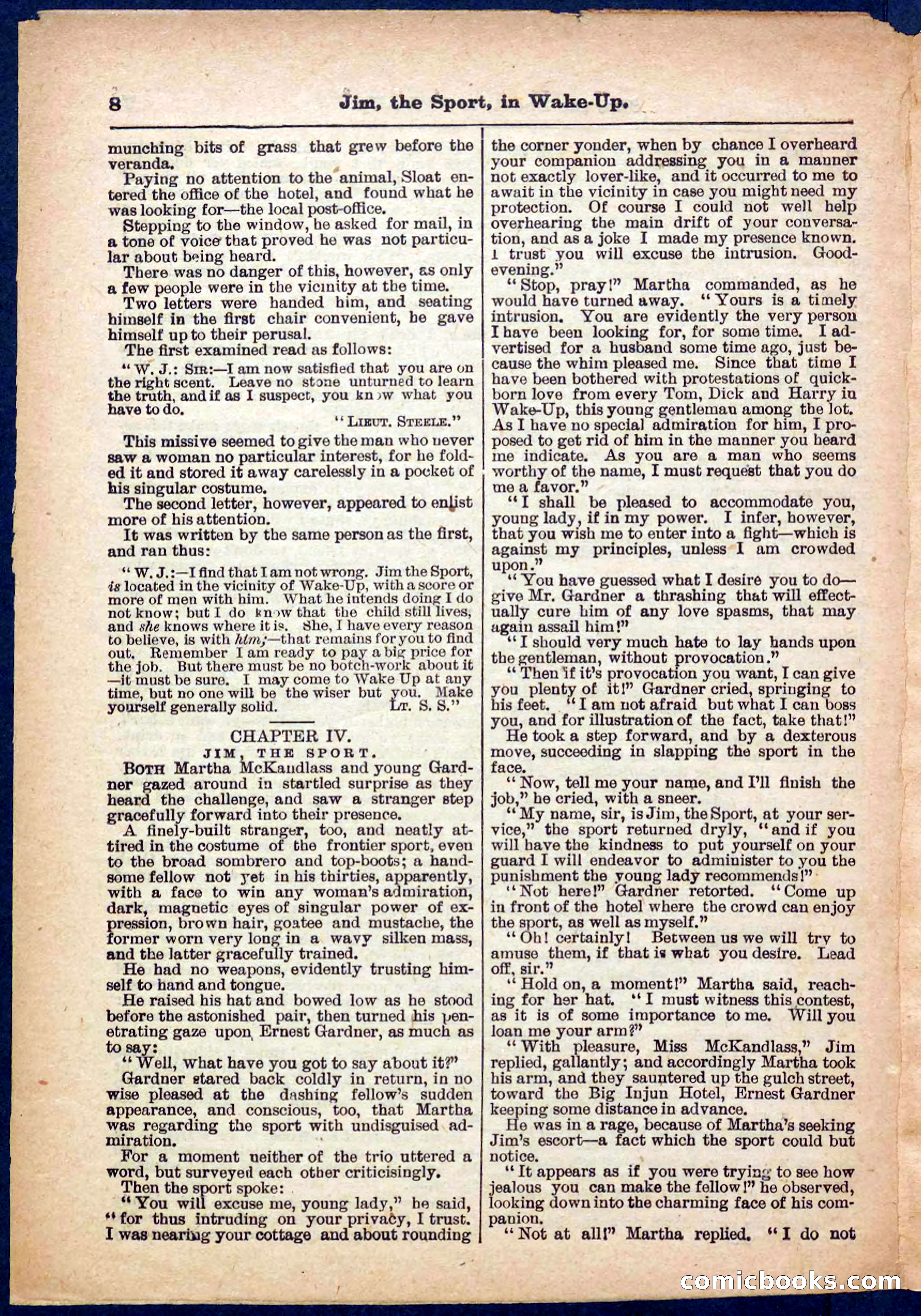 Beadle's Pocket Library No. 368 — page 8 of 32