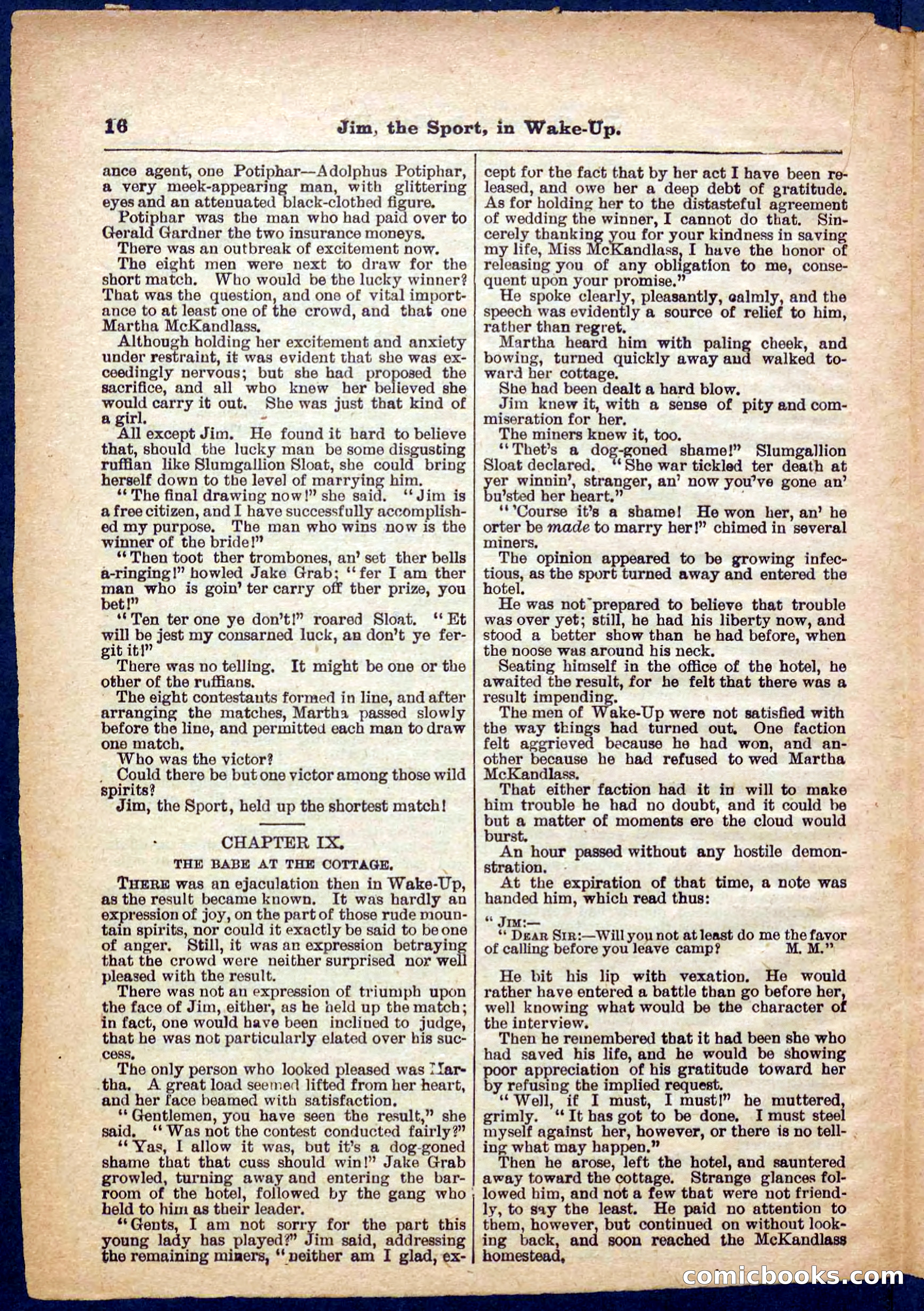 Beadle's Pocket Library No. 368 — page 16 of 32