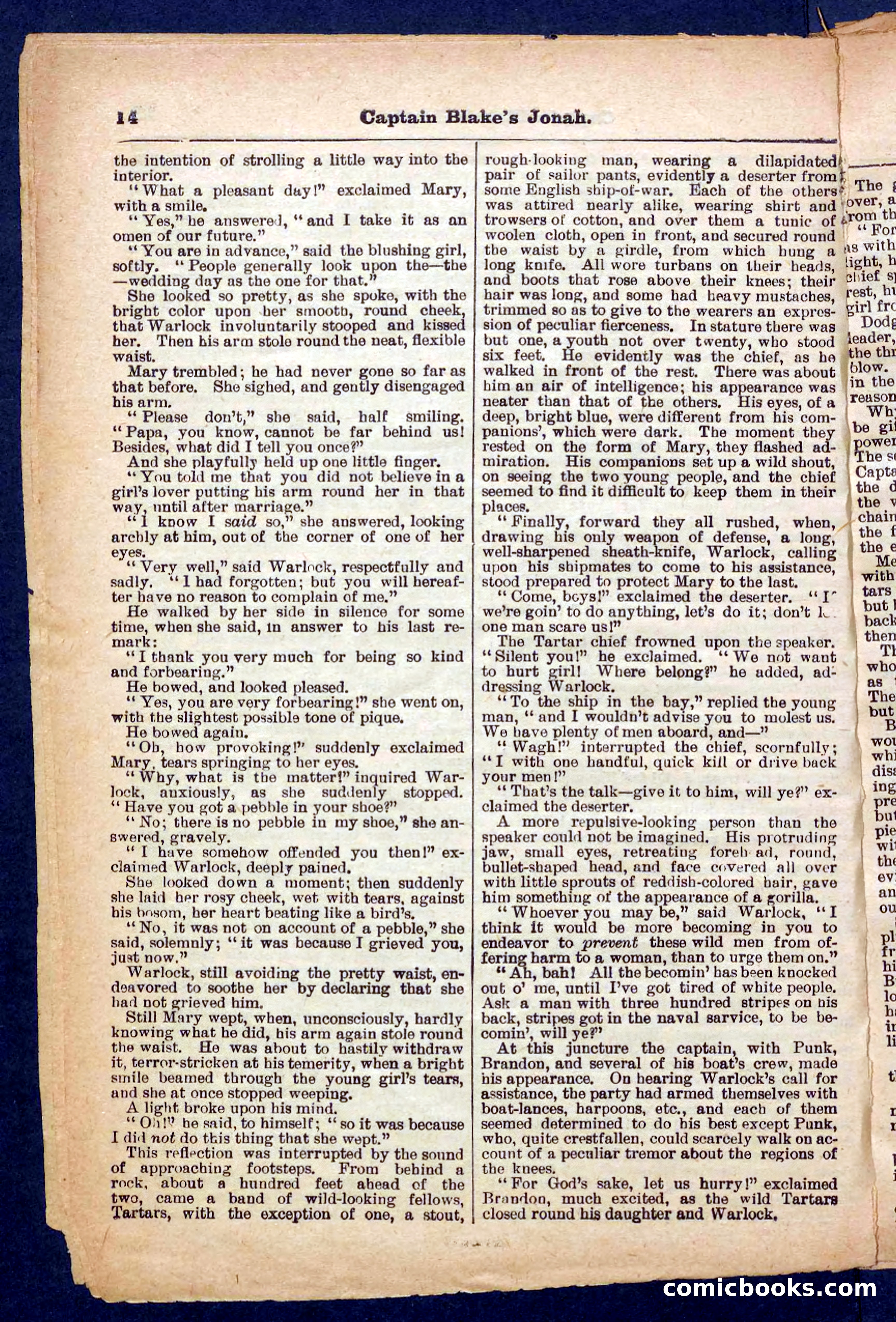 Beadle's Pocket Library No. 369: Captain Blake's Jonah — page 14 of 32