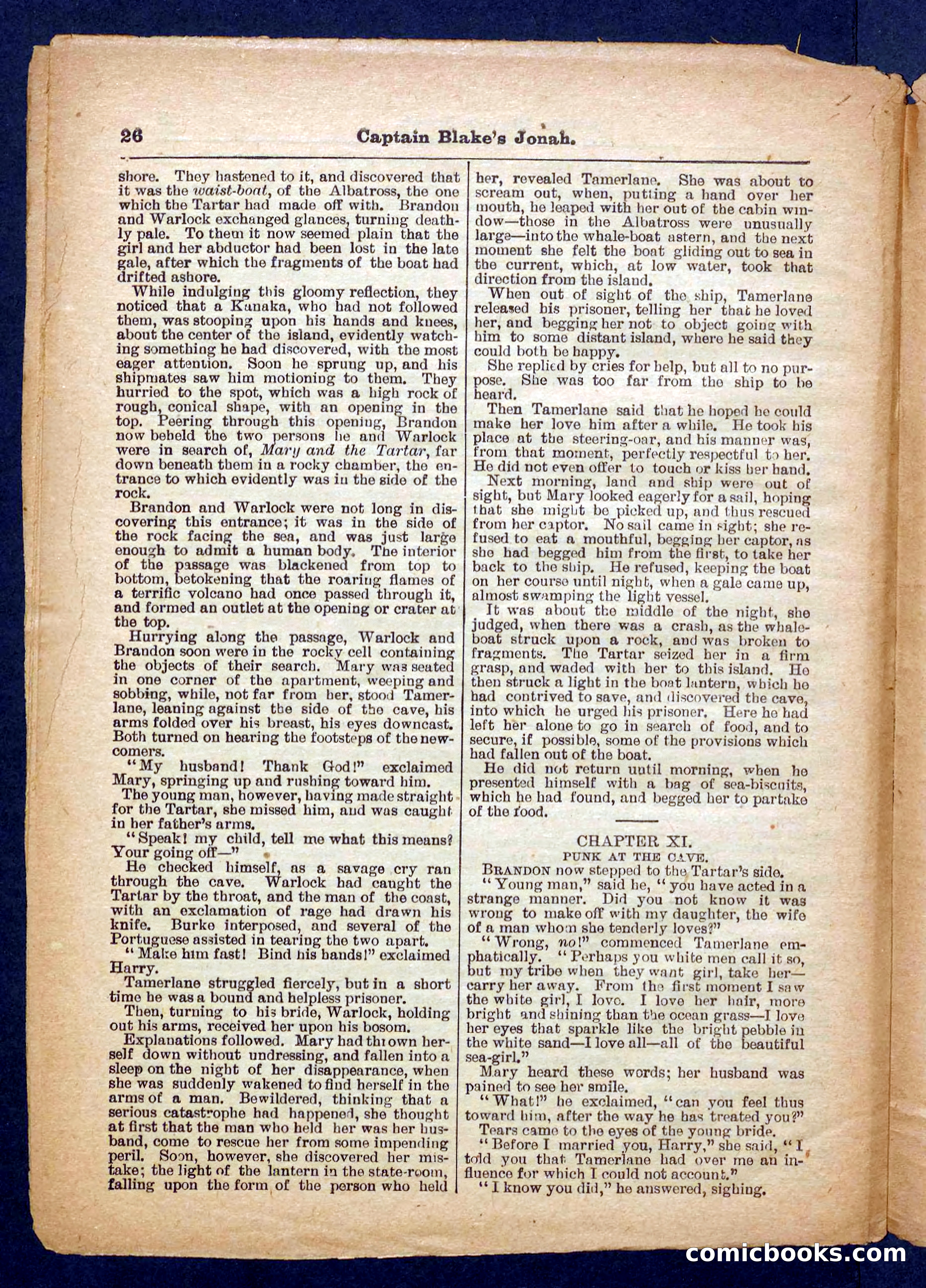 Beadle's Pocket Library No. 369: Captain Blake's Jonah — page 26 of 32